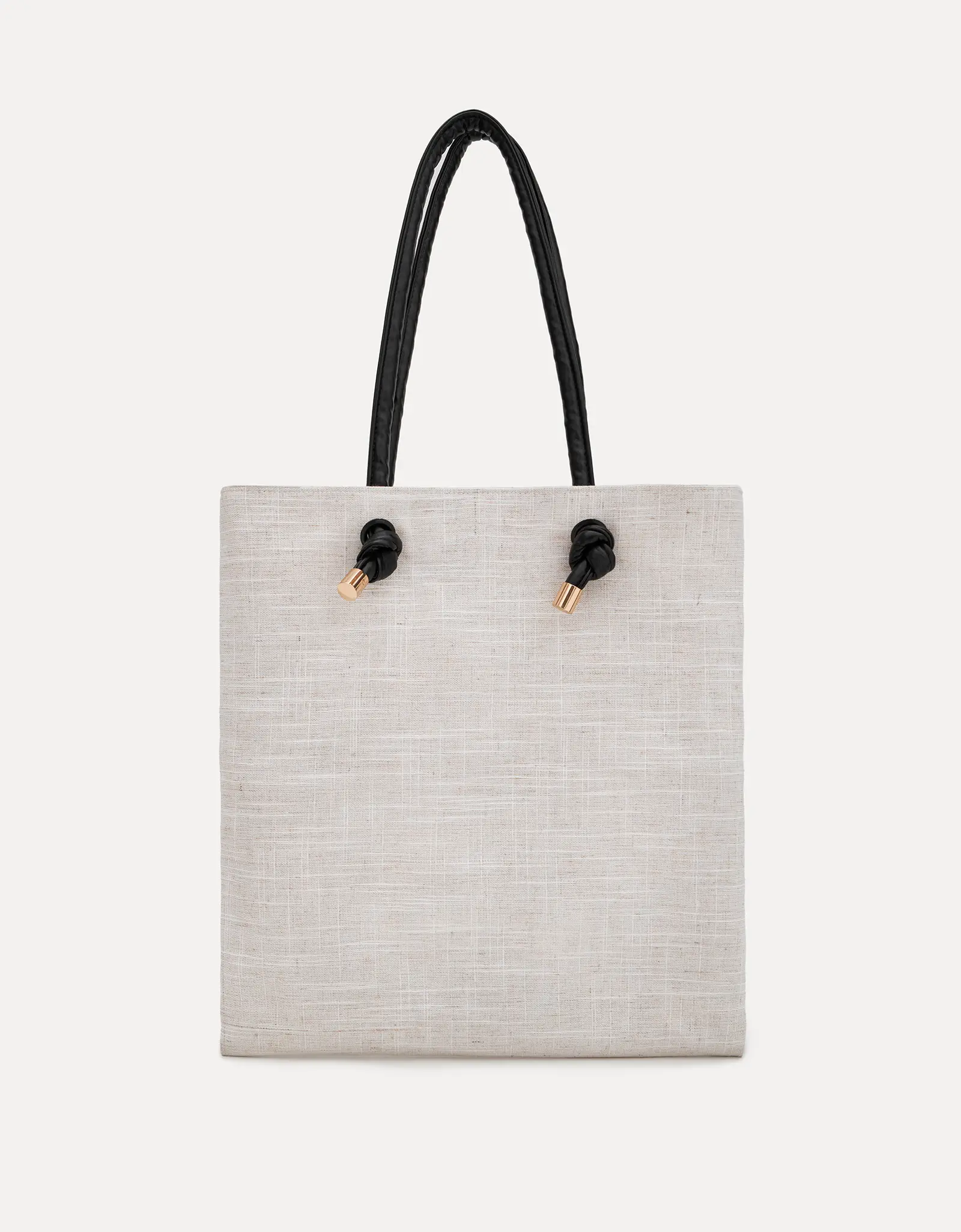 Shopper, 35x38 cm, magnetic lock, canvas, beige, Solo