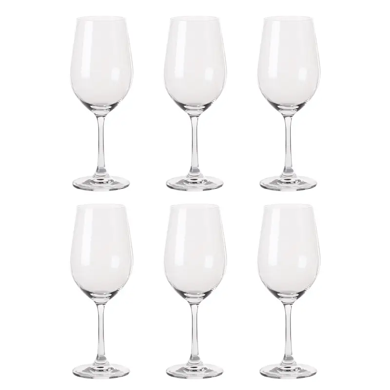 Red wine glass, 540 ml, 6 pcs, glass, Palermo, image-0