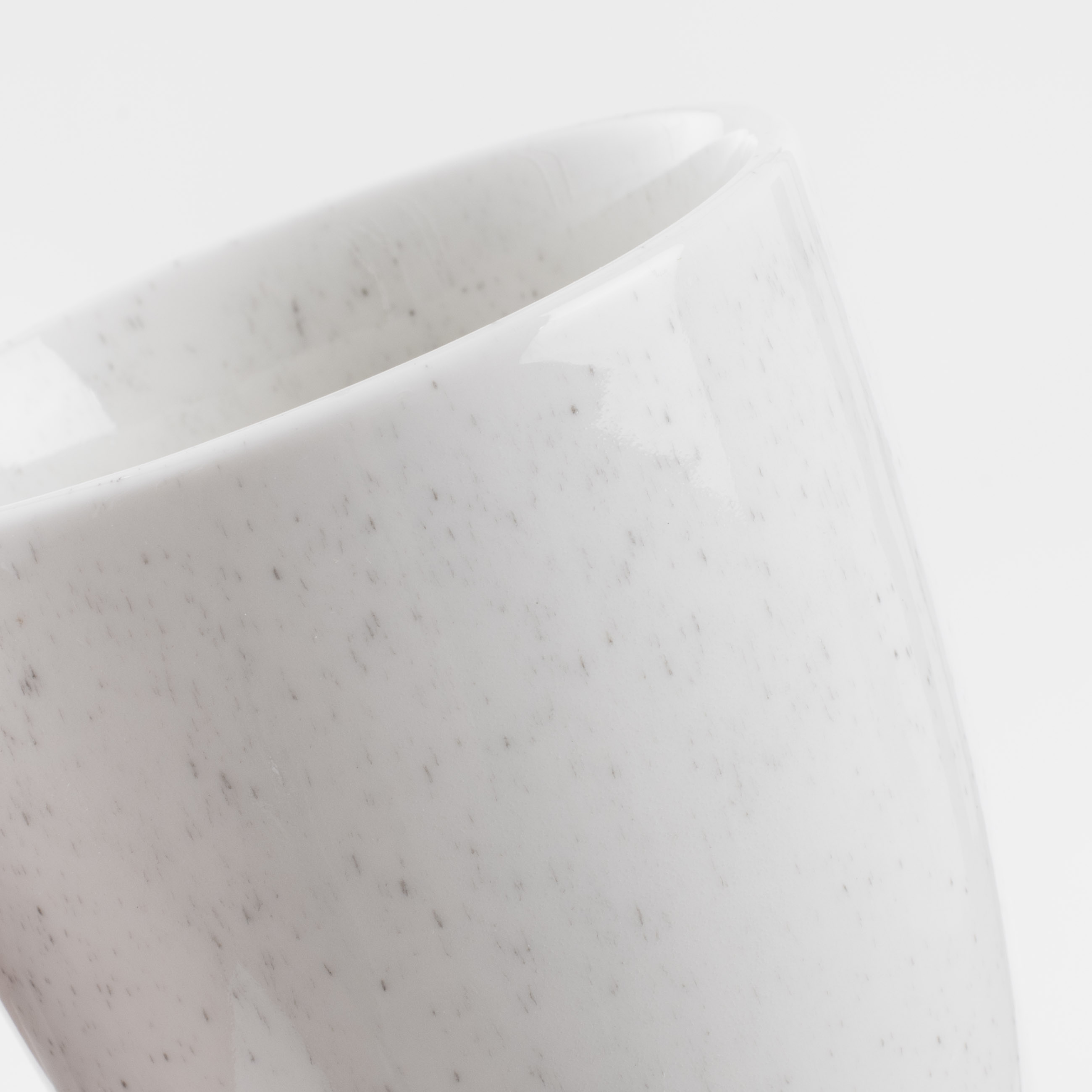 Mug, 350 ml, 2 pcs, porcelain P, milky, speckled, Latio