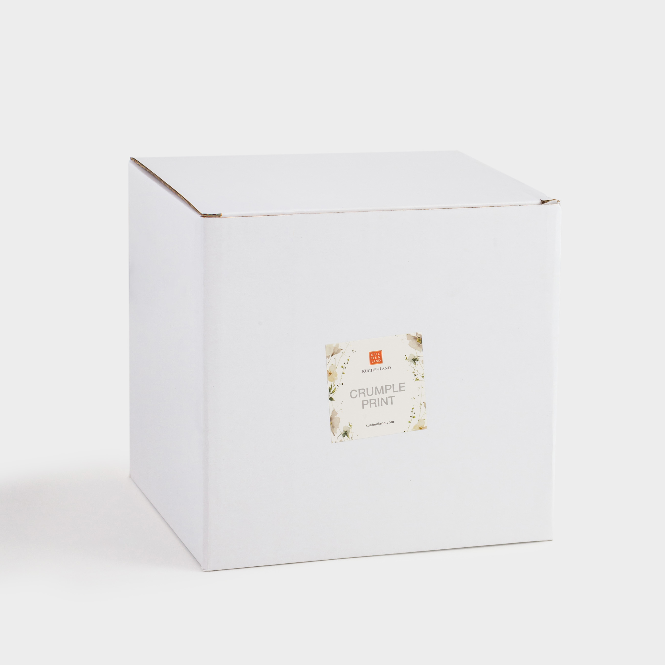 Kitchen accessories stand, 14 cm, 2 compartments, ceramic, milky, Flowers, Crumple print																														