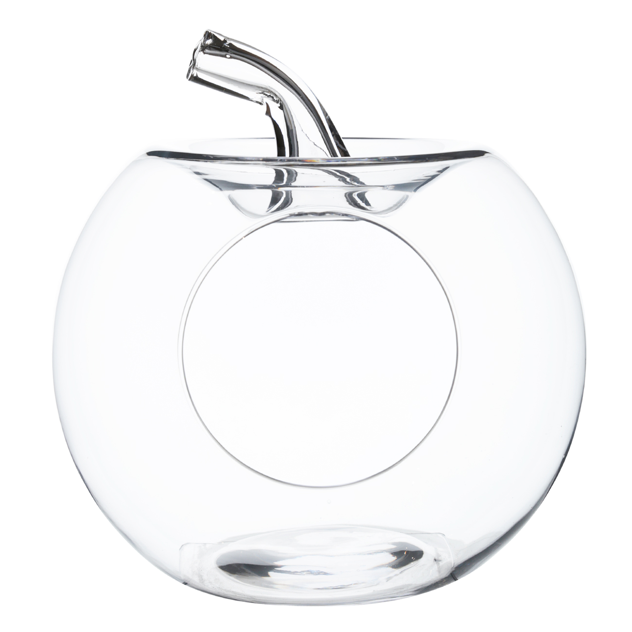 Candy box, 27x24 cm, glass, Apple, Clear, image-0