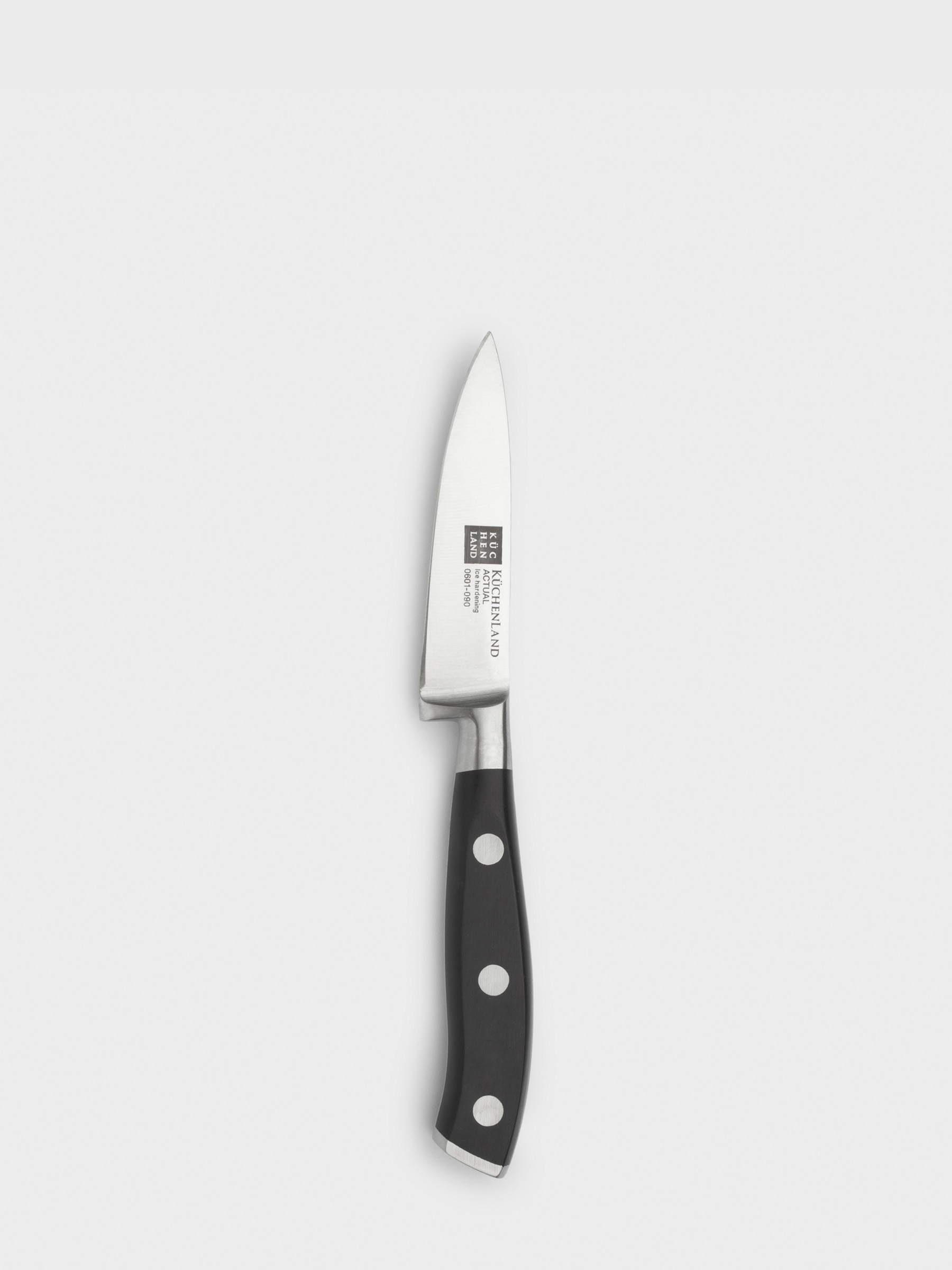 Paring knife, 9 cm, steel / plastic, Actual, image-0