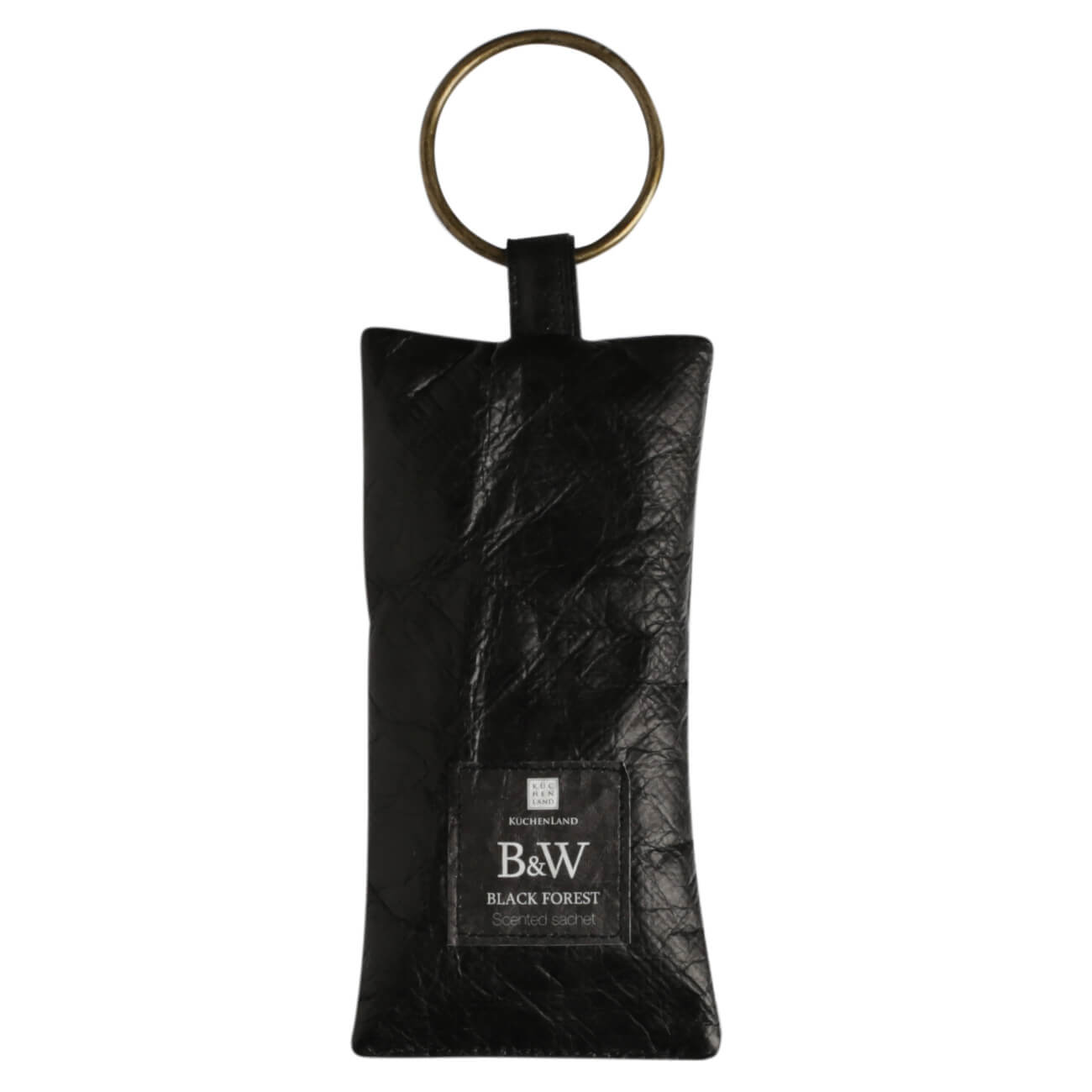 Scented sachet, 7x13 cm, black, Black forest, B&W