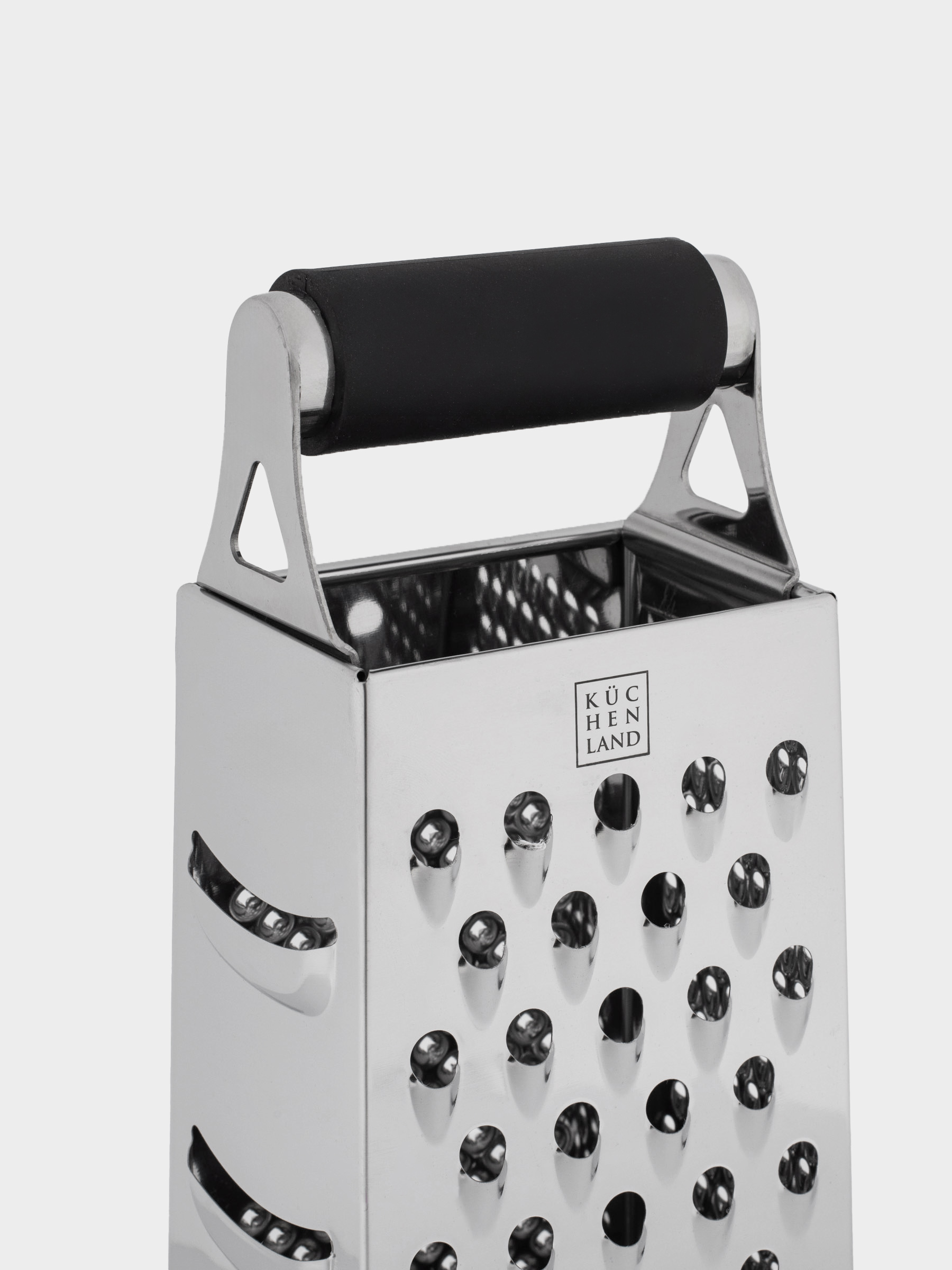Grater, 24 cm, four-sided, black, Kitchen tools, image-7