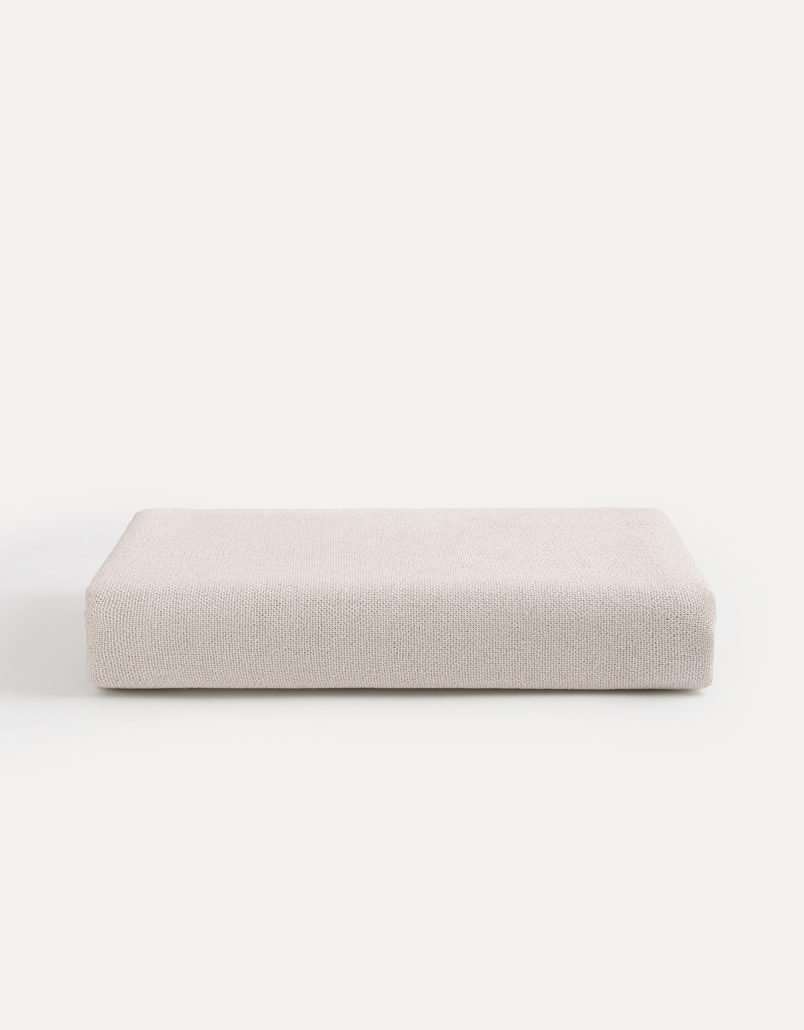 Tablecloth, 160x160 cm, polyester, silver-cream, Hemstitch