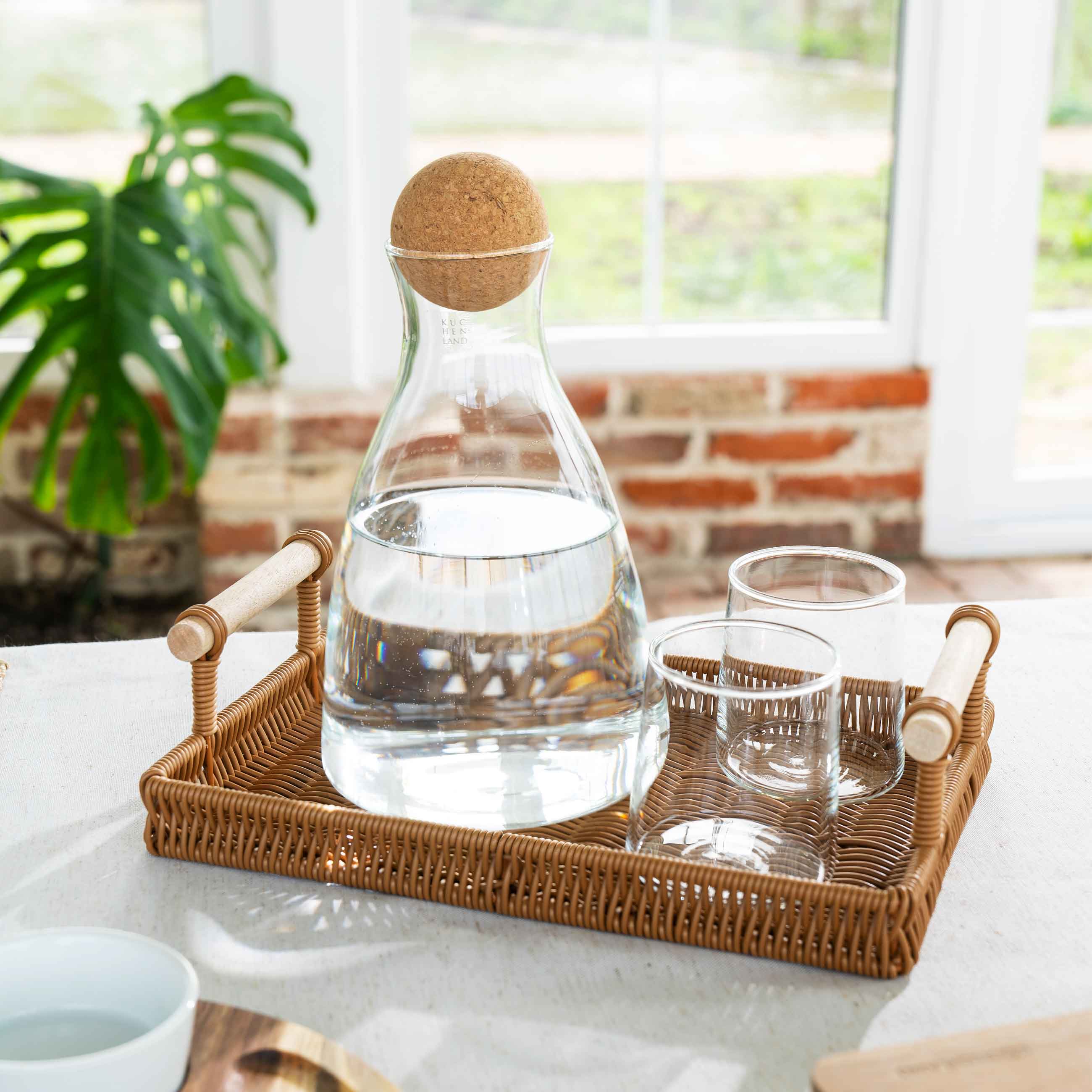 Jug, 1,7 l, with lid, glass B/stopper, Ball, Globe, image-3
