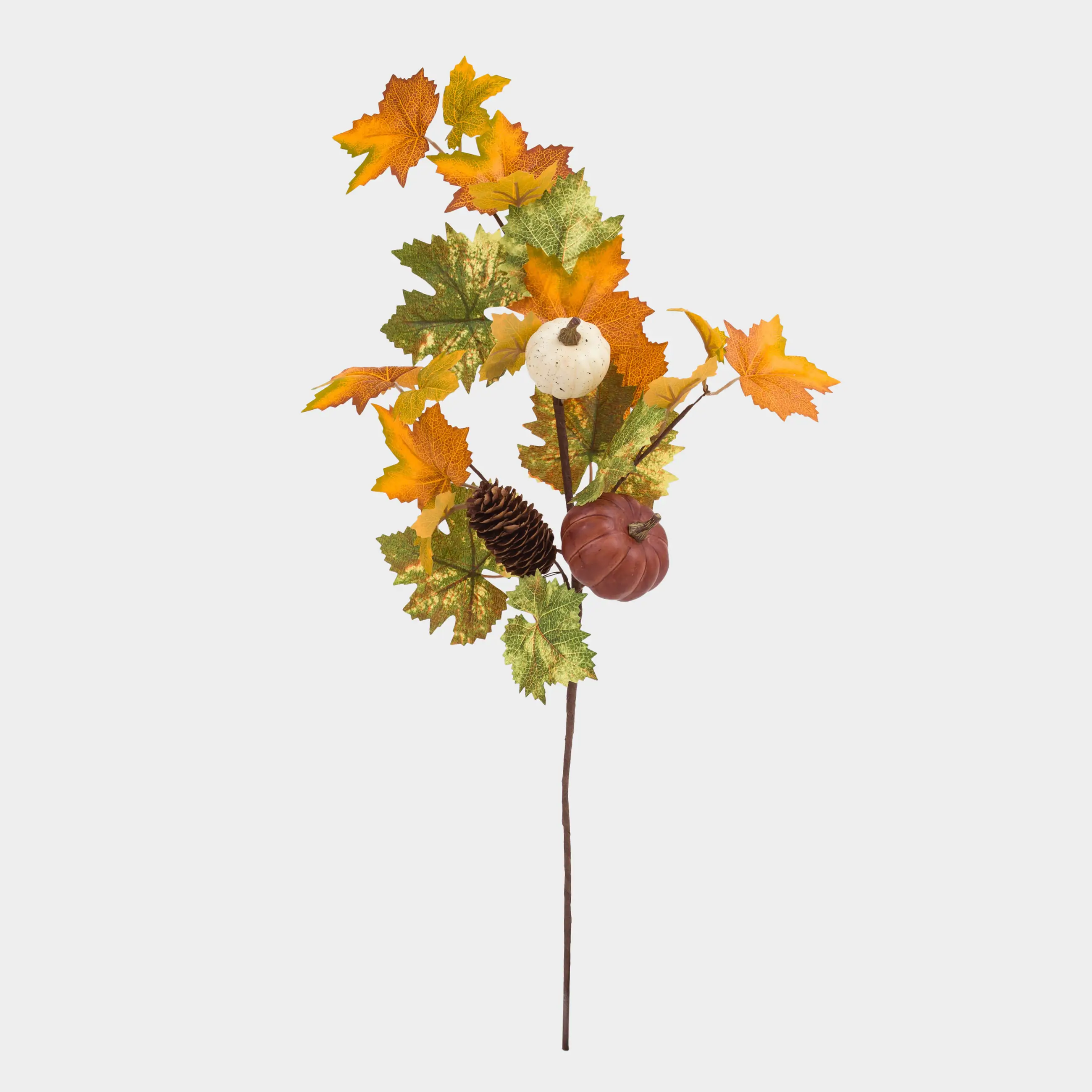 Decorative branch, 81 cm, foam/polyester, Autumn harvest, Forest symphony decor