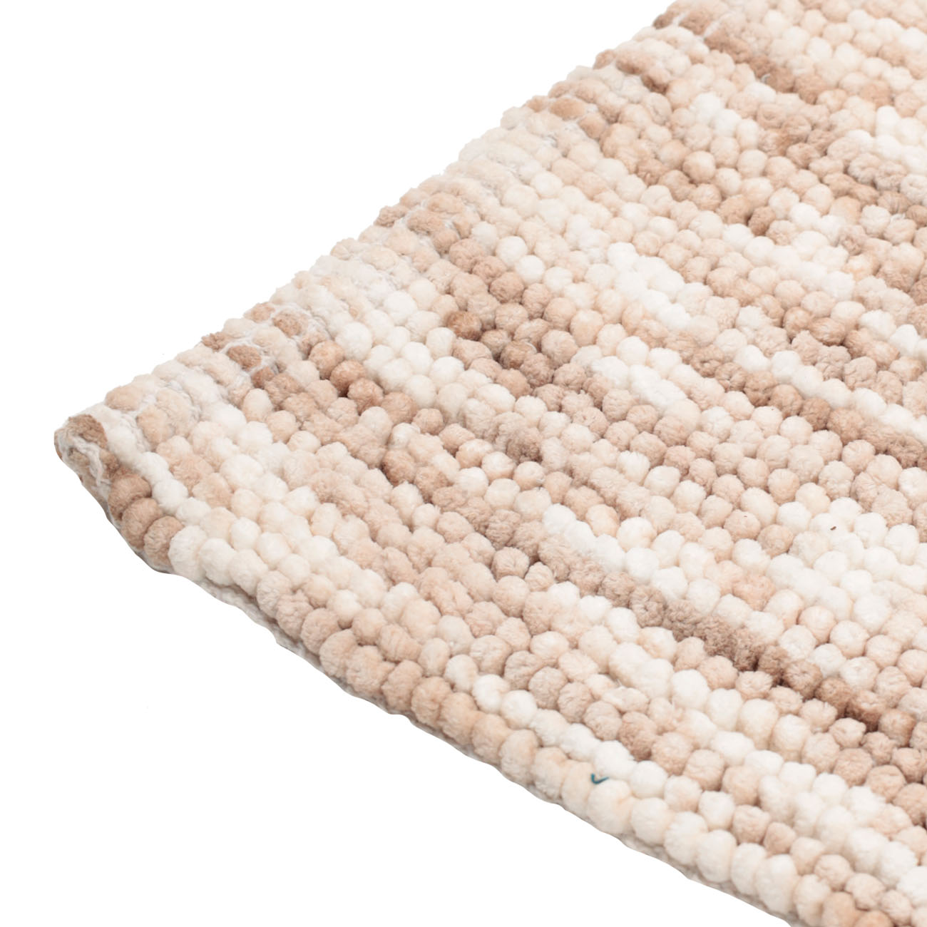 Mat, 50x80 cm, cotton, beige-brown, Bubbles