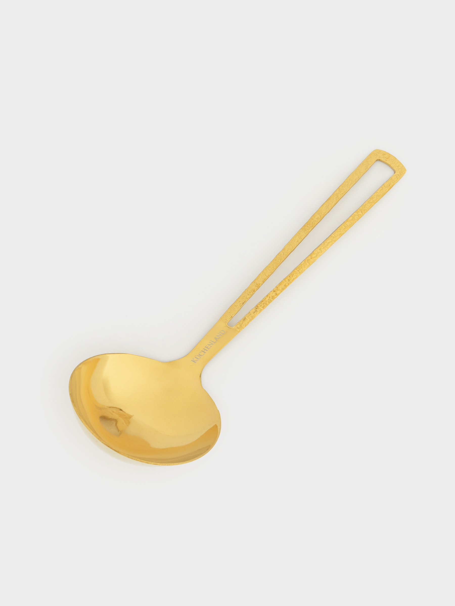 Ladle, 22 cm, steel, golden, Viron gold, image-4