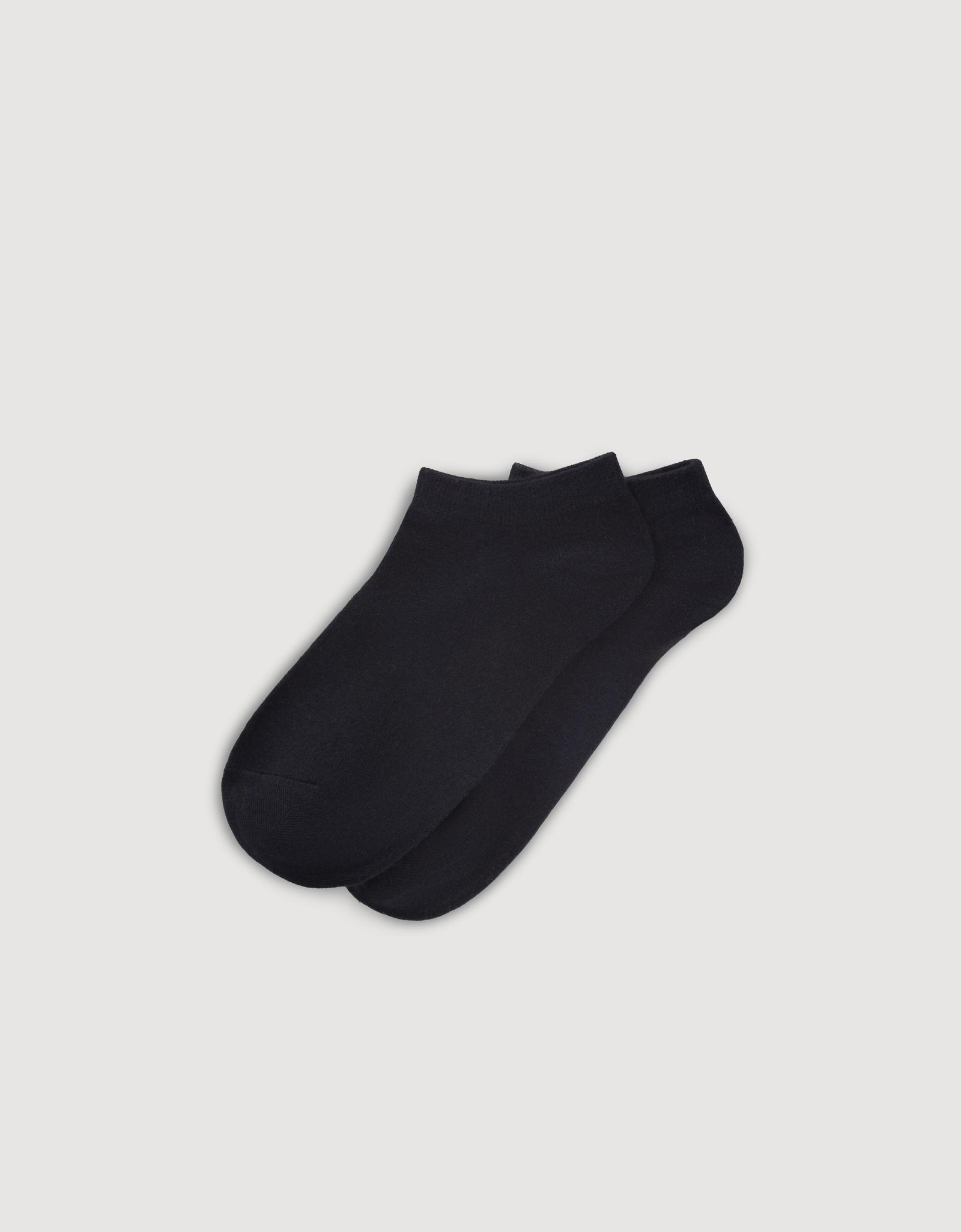 Women's socks, Size 36-38, cotton / polyester, black, Basic
