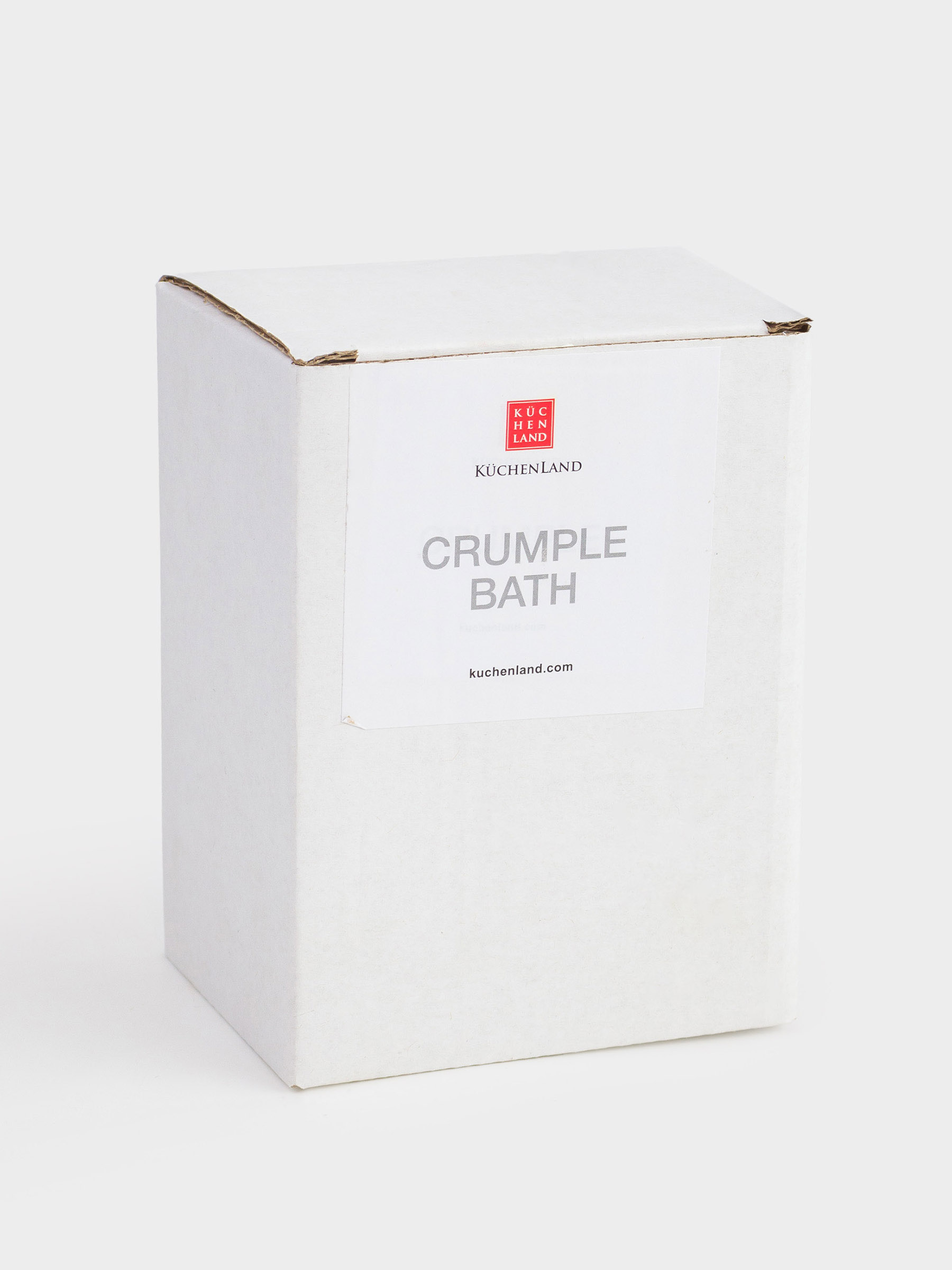 Toothbrush holder, 12 cm, porcelain P, grey-beige, Crumpled effect, Crumple bath, image-3