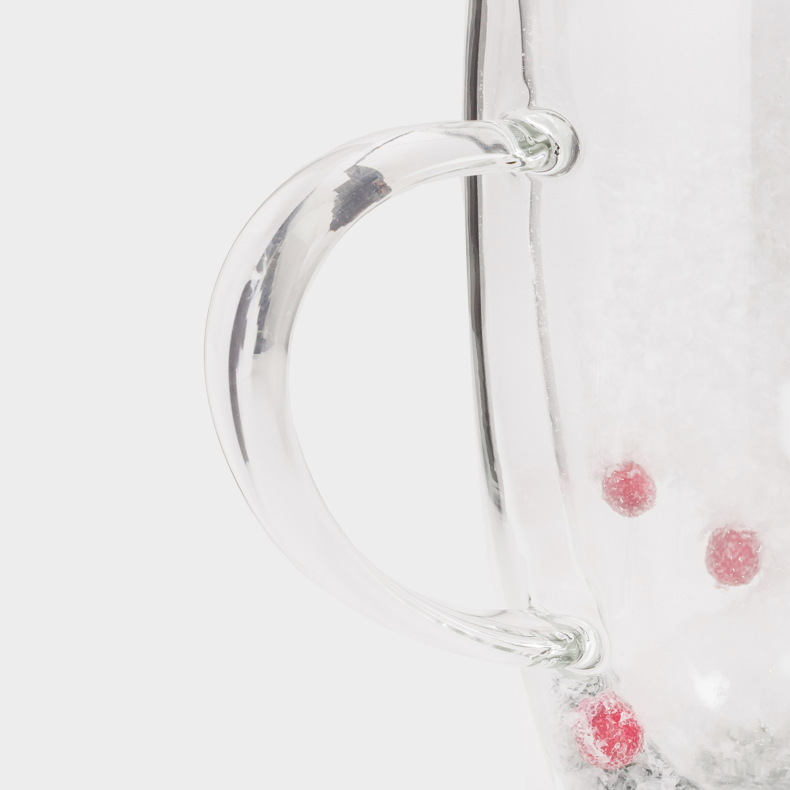 Mug, 440 ml, B glass, with fir branches and berries inside, Air decor, image-2