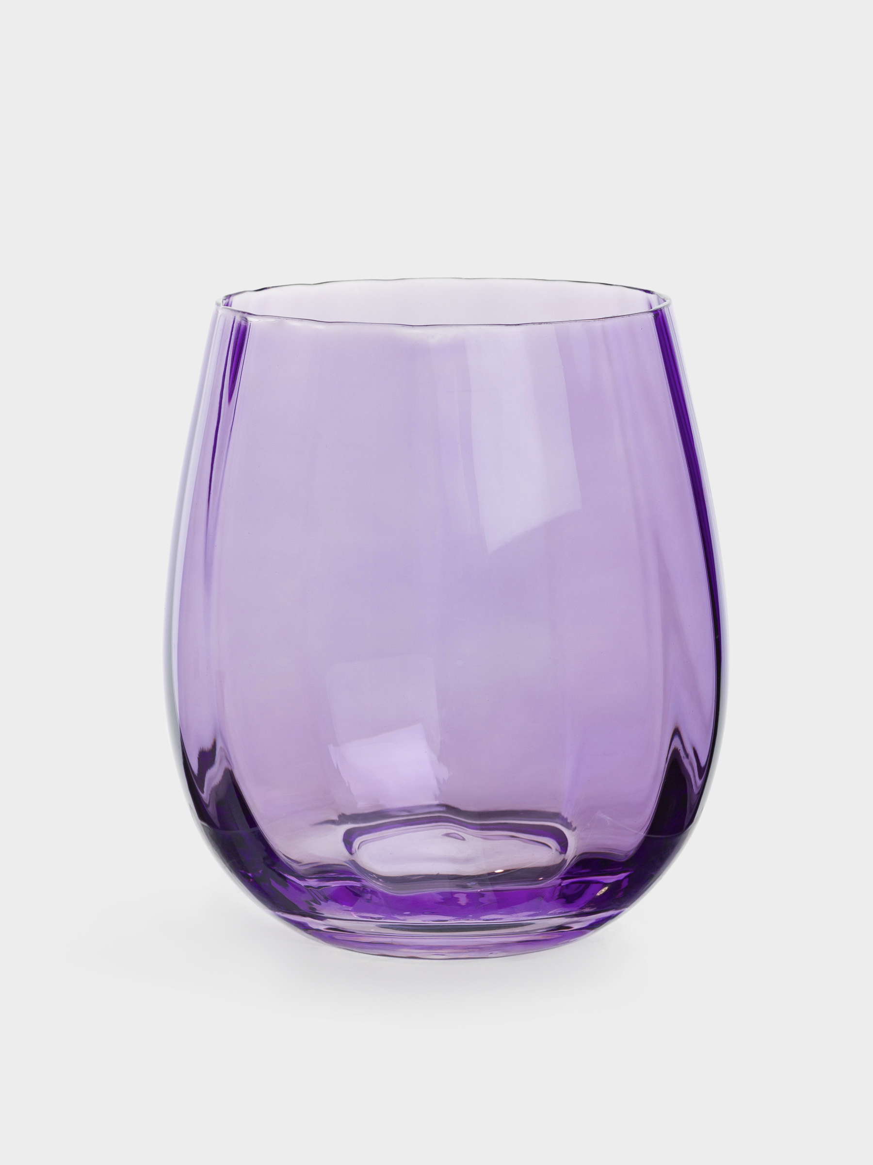 Glass, 10 cm, 450 ml, 2 pcs, glass, purple, Filo R color, image-1