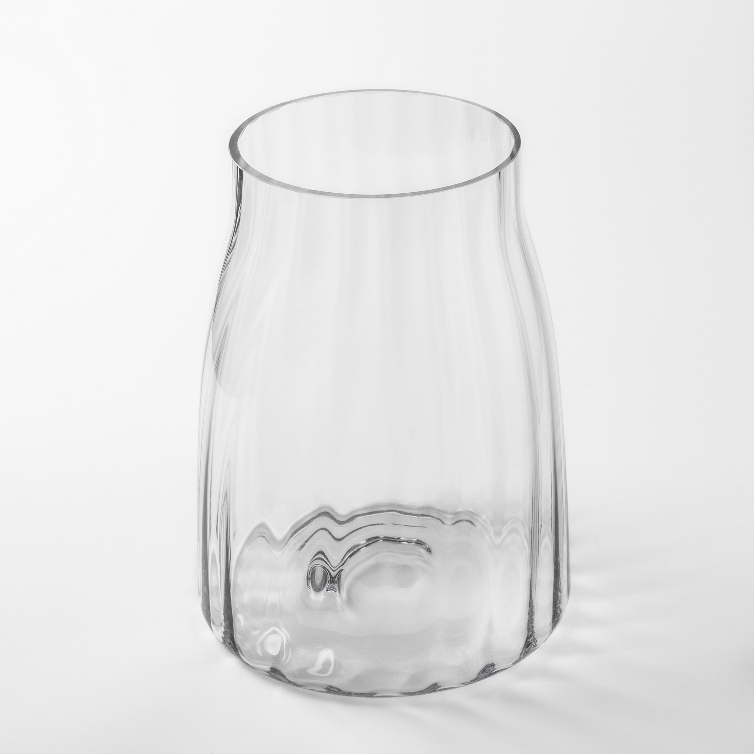 Flower vase, 26 cm, glass, Ledge, image-1