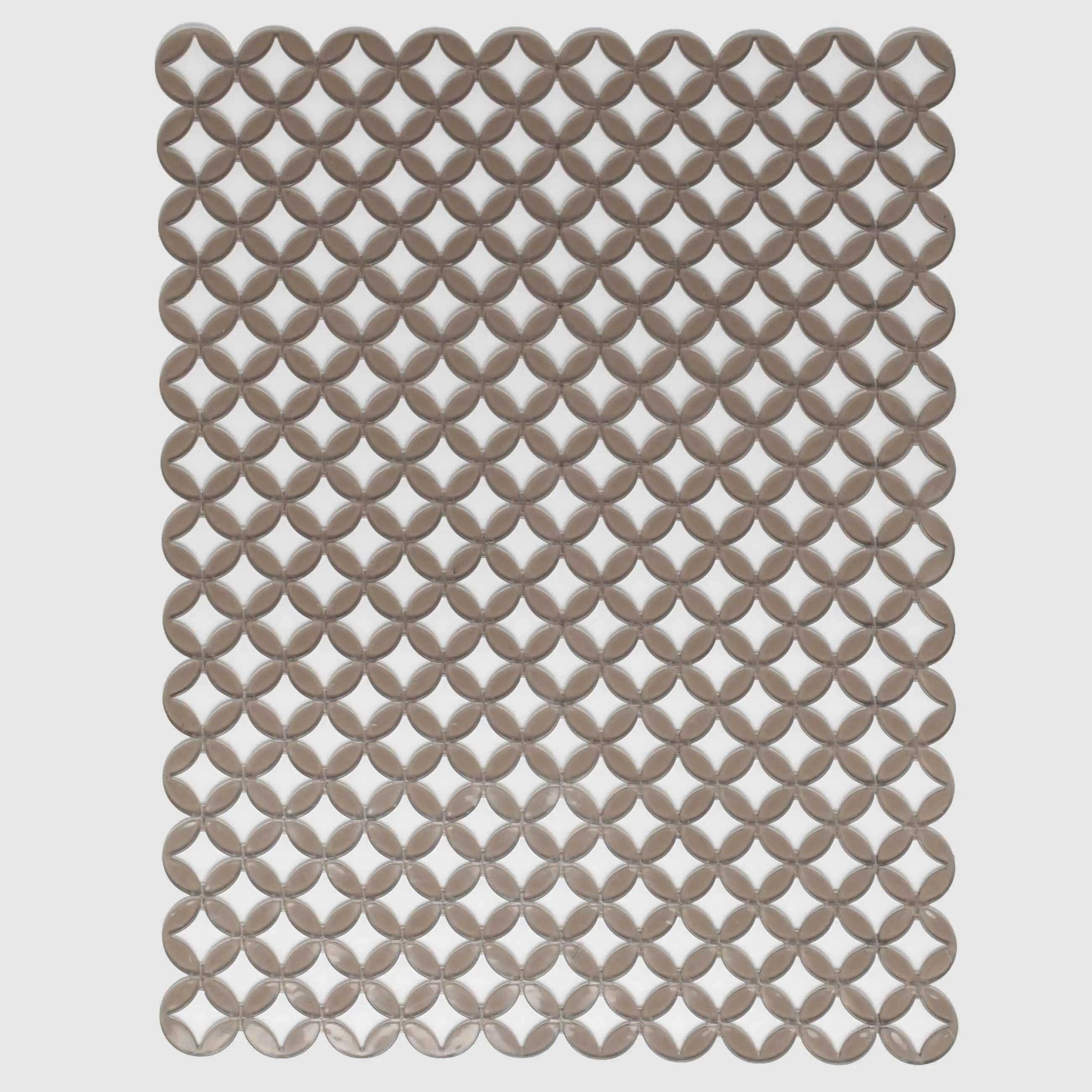 Kitchen sink mat, 41x32 cm, PVC, Rectangular, Grey, Rhombuses, Keeping, image-0