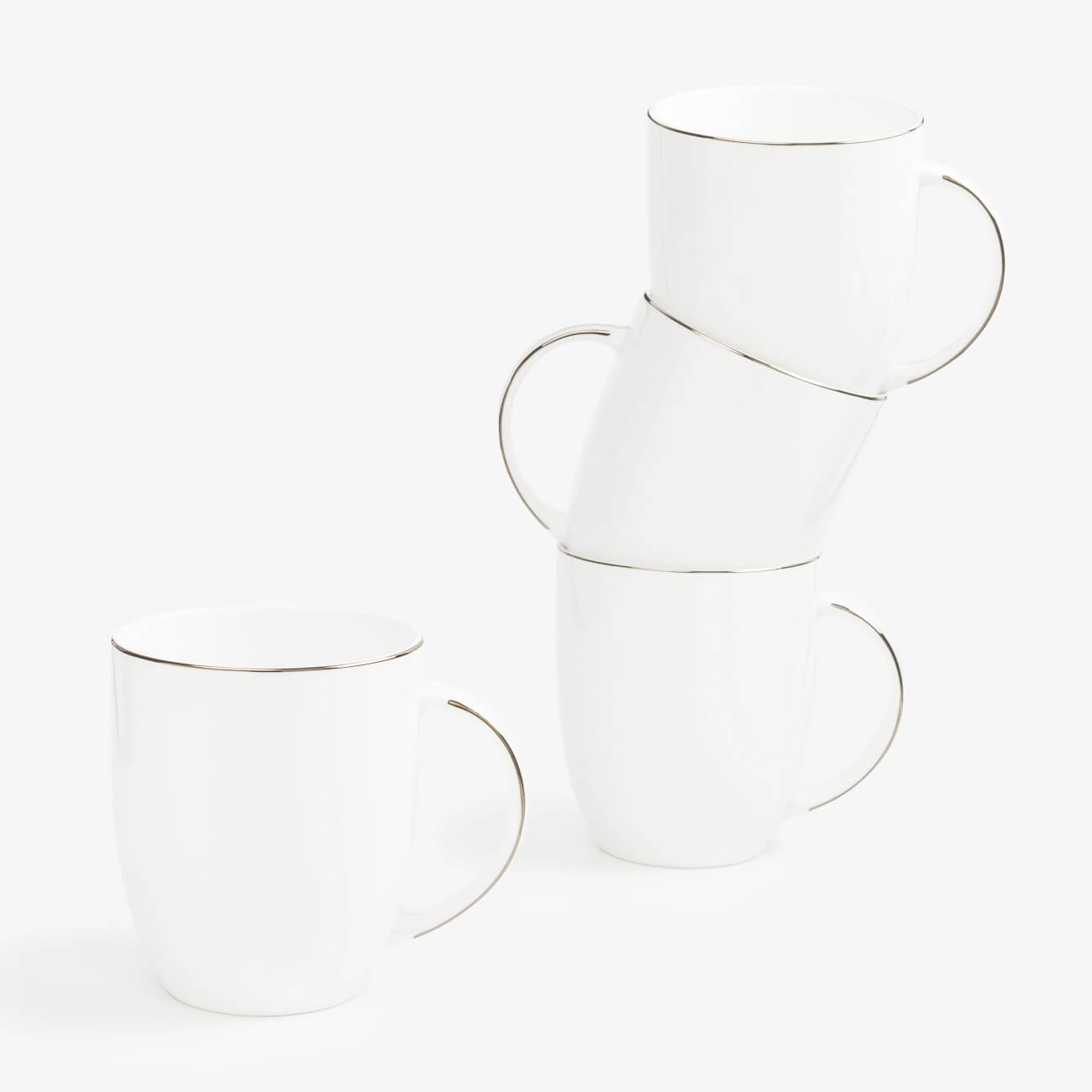 Mug, 400 ml, 4 pcs, porcelain F, Antarctica