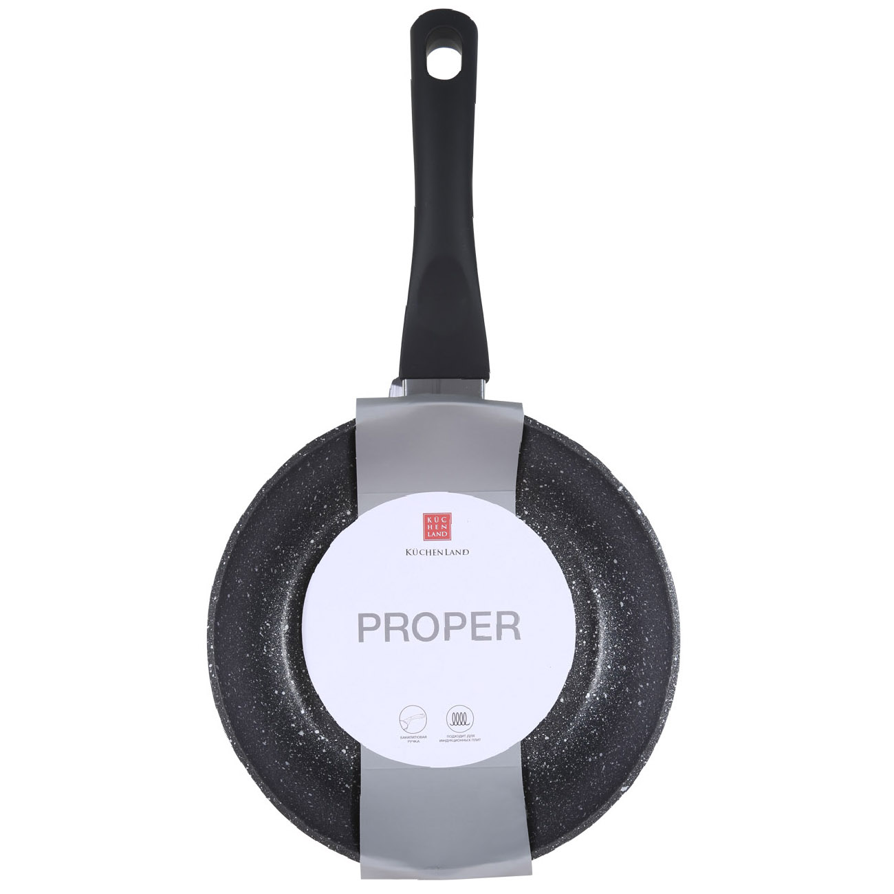 Frying pan, 28 cm, coated, aluminum, Proper