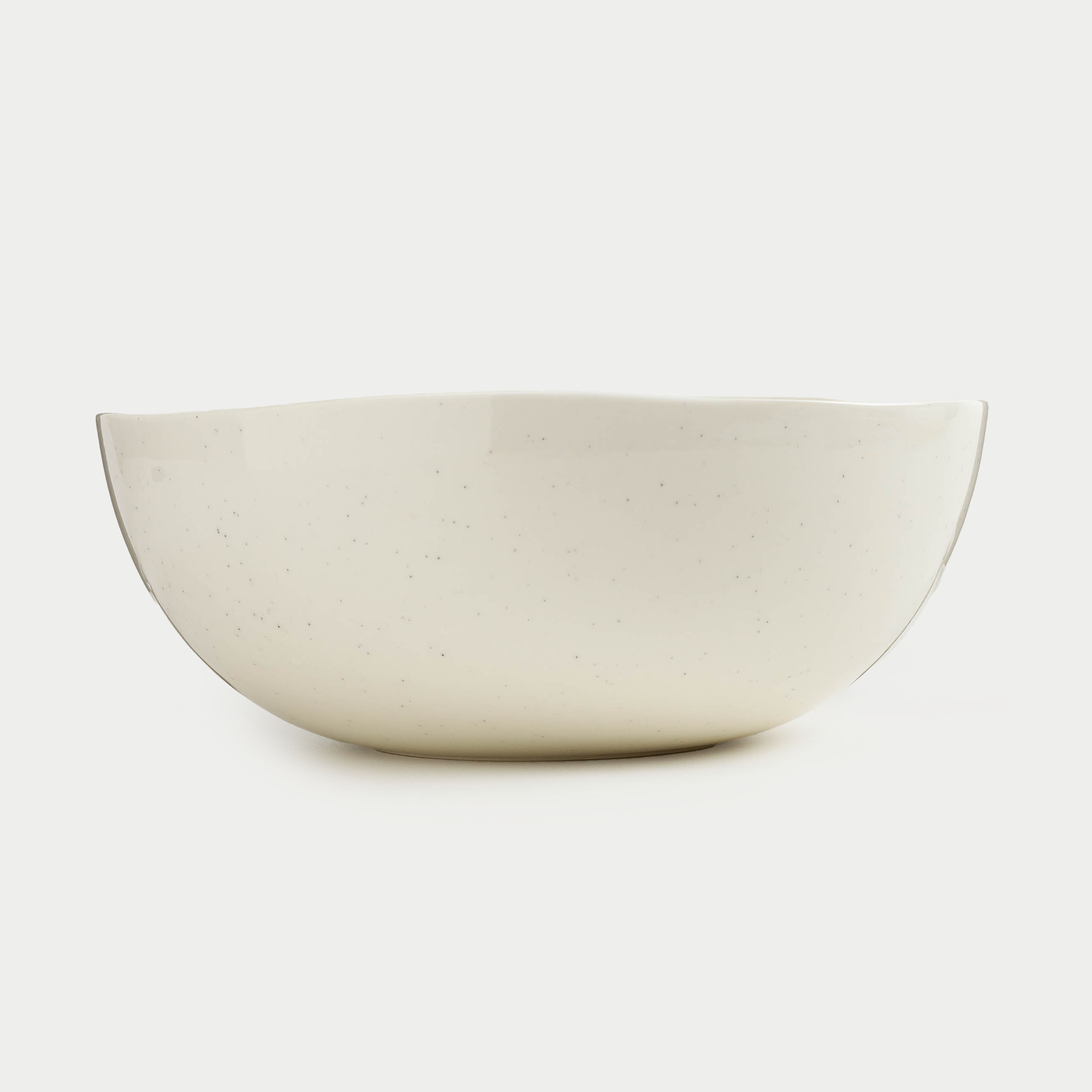 Salad bowl 20x9, ml, porcelain N, milk, Dots, Boho