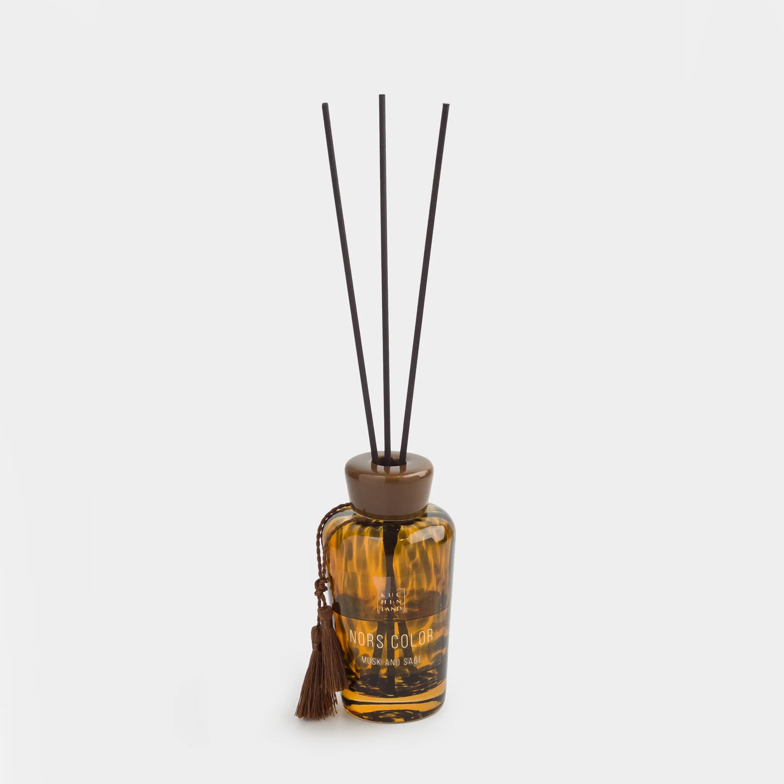 Aroma diffuser, 200 ml, with fringe, Musk and Sage, Animal pattern, Nors color