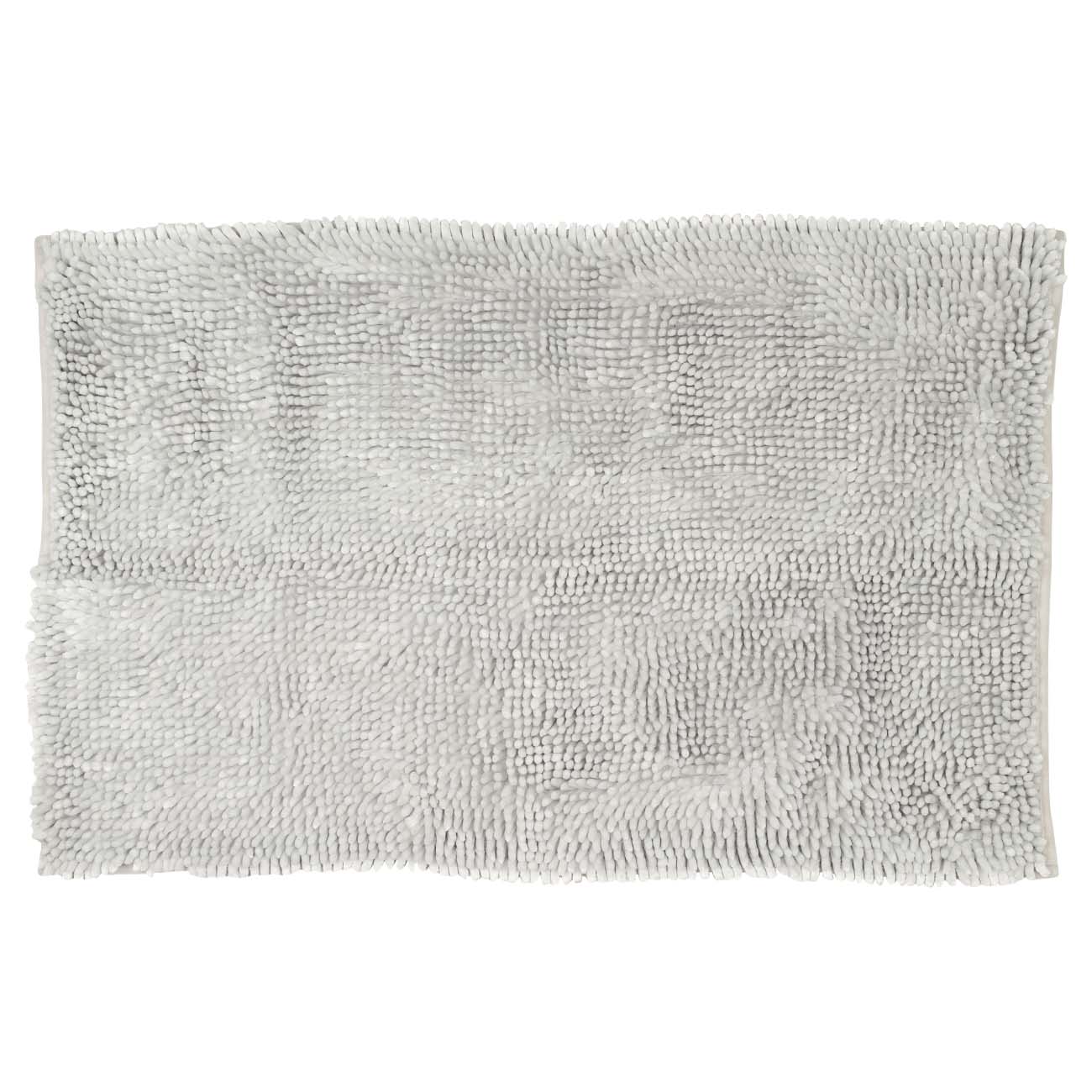 Bathroom mat, 50x80 / 50x50 cm, 2 pcs, Anti-slip, Polyester, Ecru, Fluffy, image-1