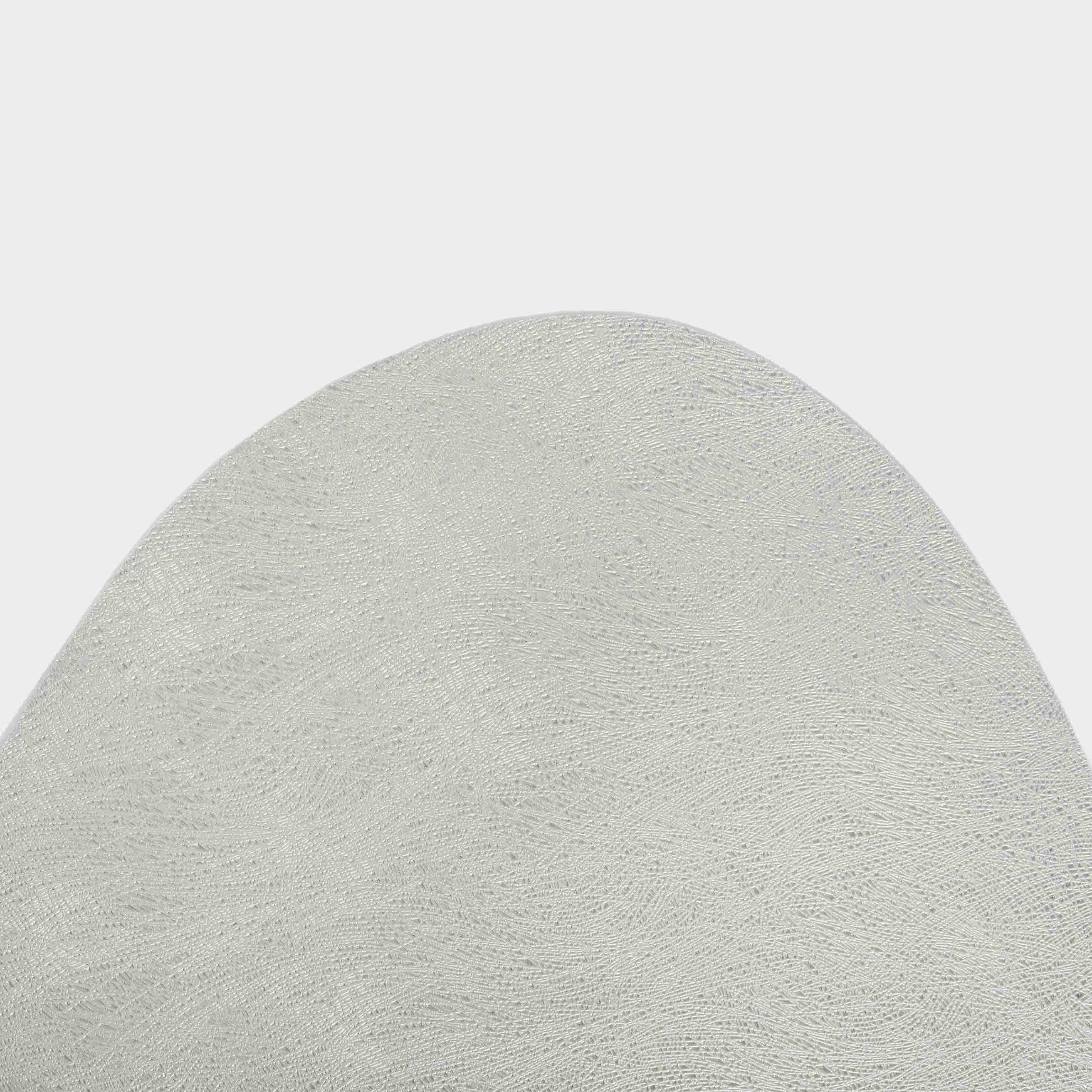 Placemat, 37x45 cm, double-sided, PVC, shaped, silver/gold, Rock, image-1