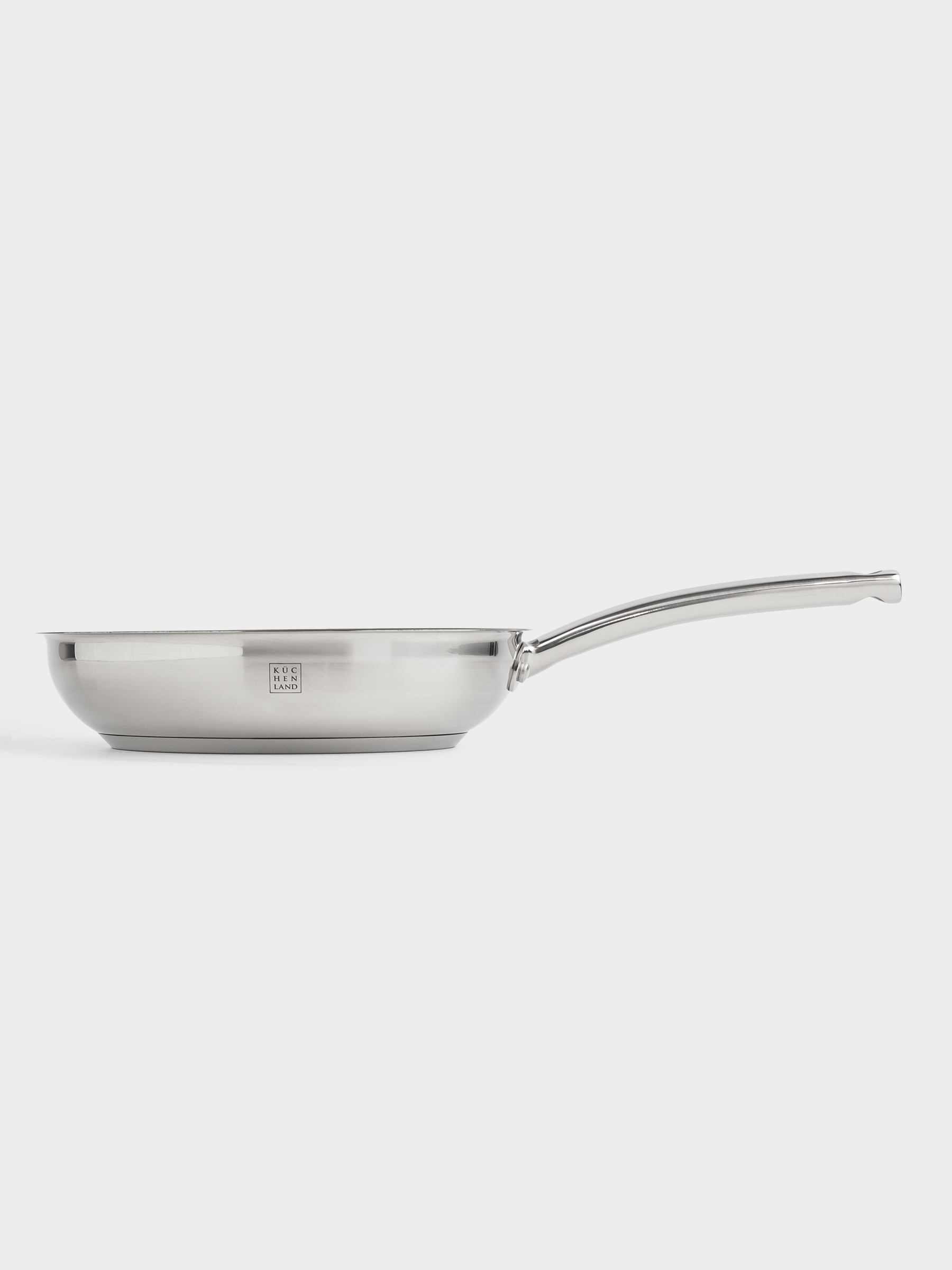 Frying pan, 24 cm, coated, steel, Silver Stone, image-2