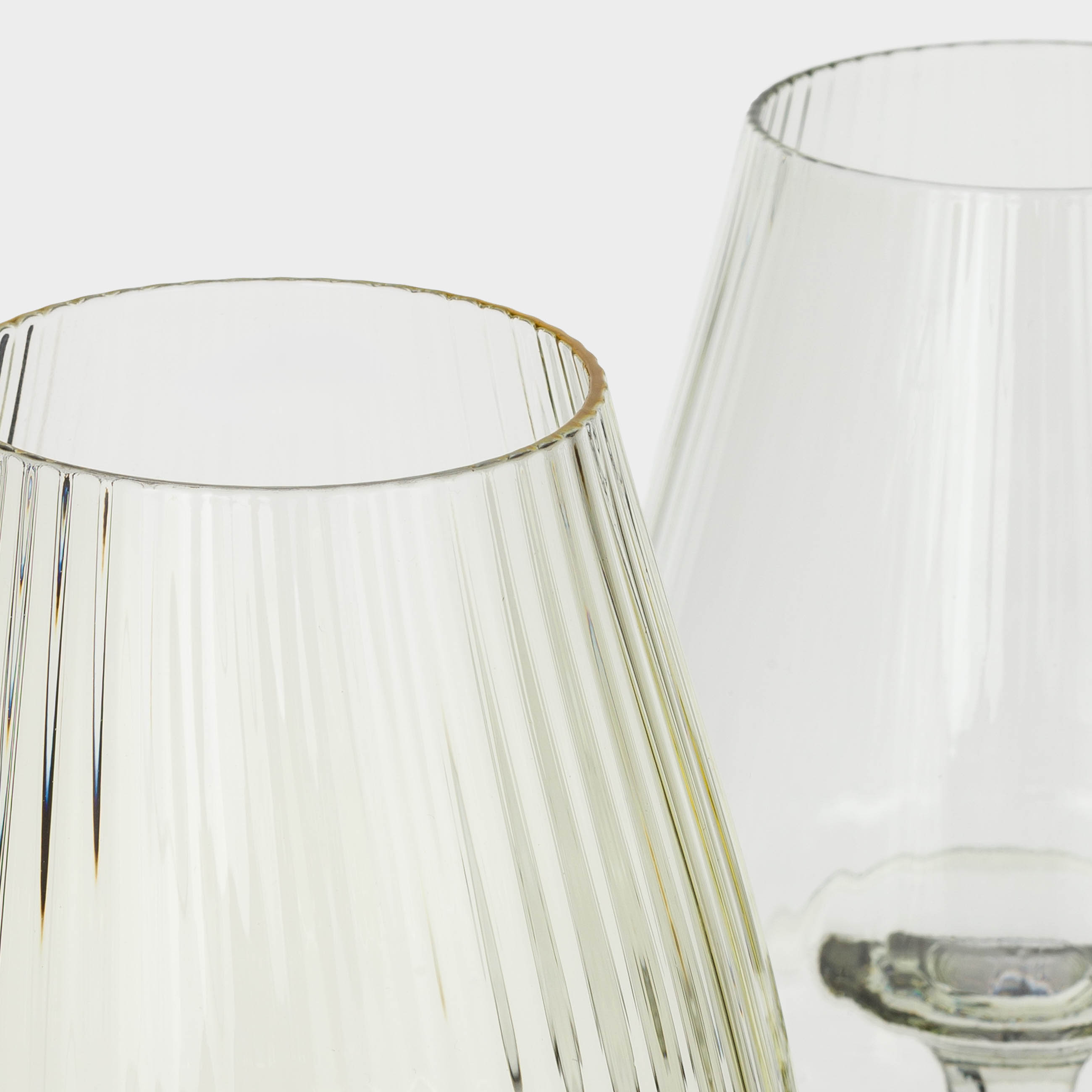 Red wine glass, 480 ml, 2 pcs, glass, green / yellow, Sorento R color, image-5
