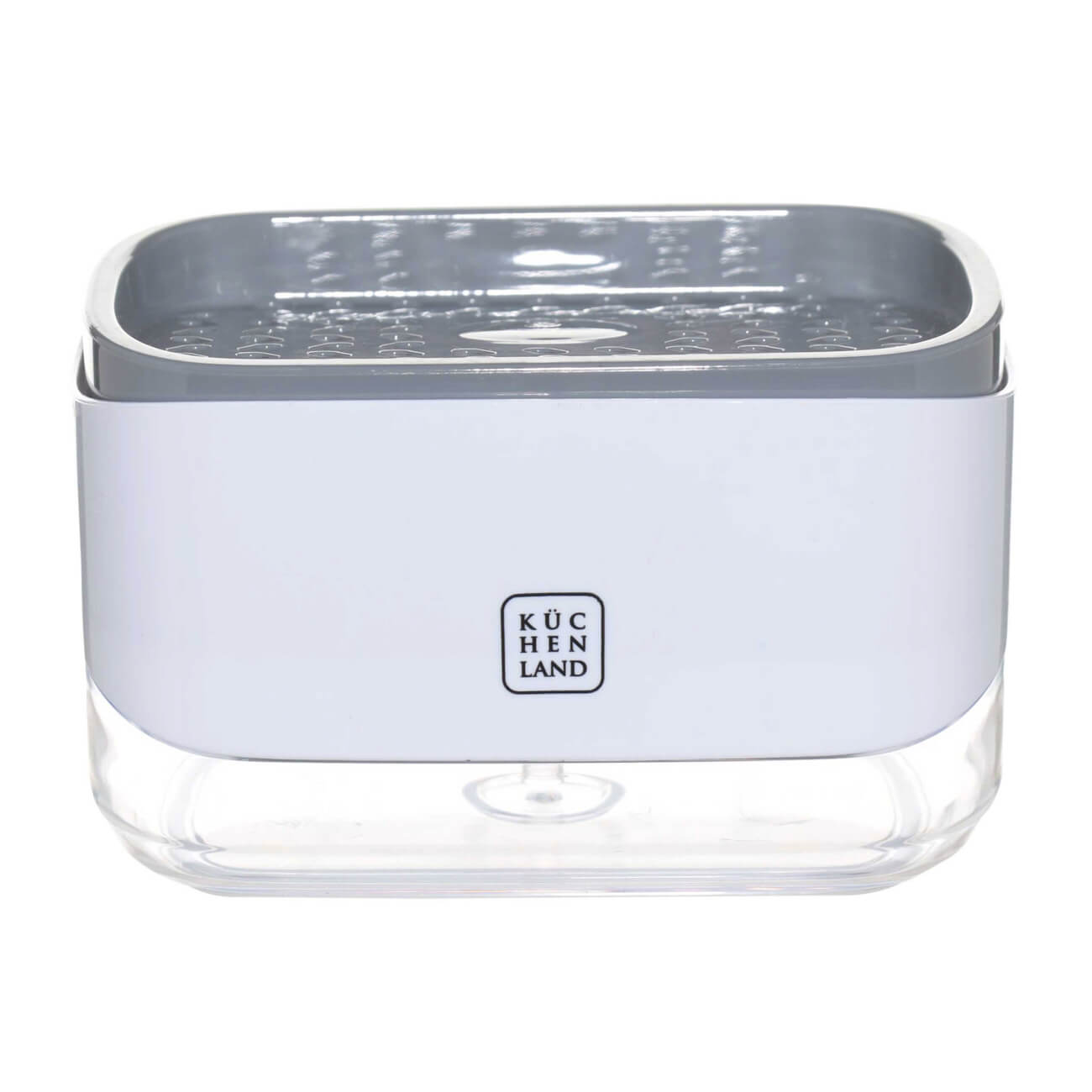 Detergent dispenser, 350 ml, platform, plastic, grey-white, Depot