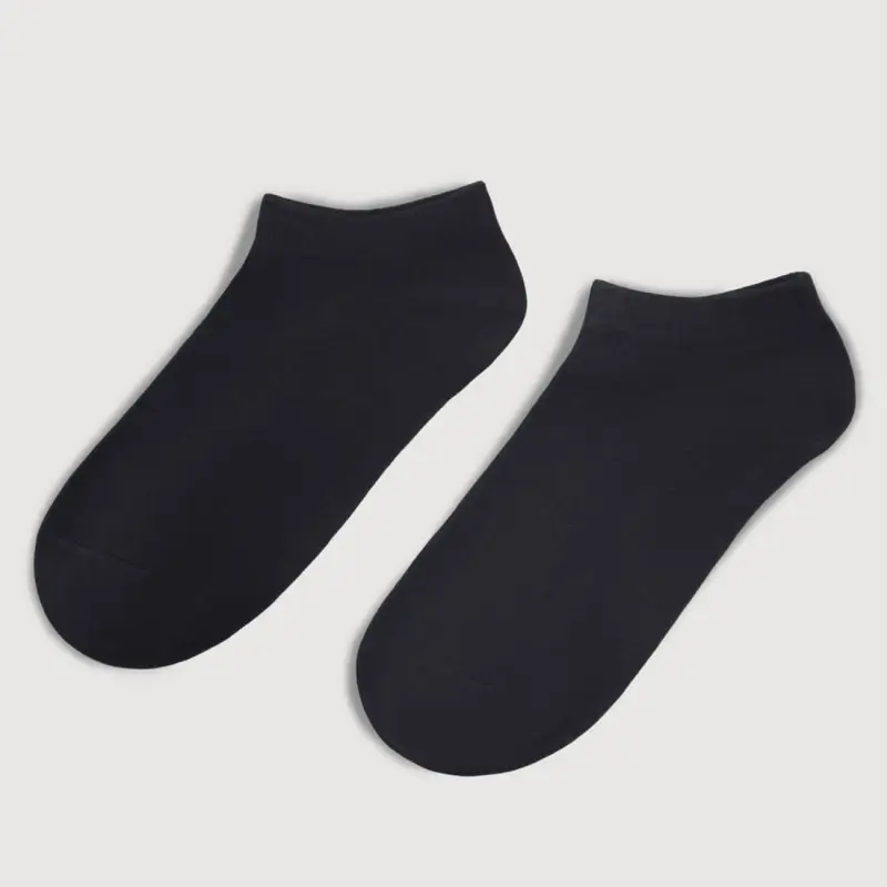 Women's socks, Size 36-38, cotton / polyester, black, Basic