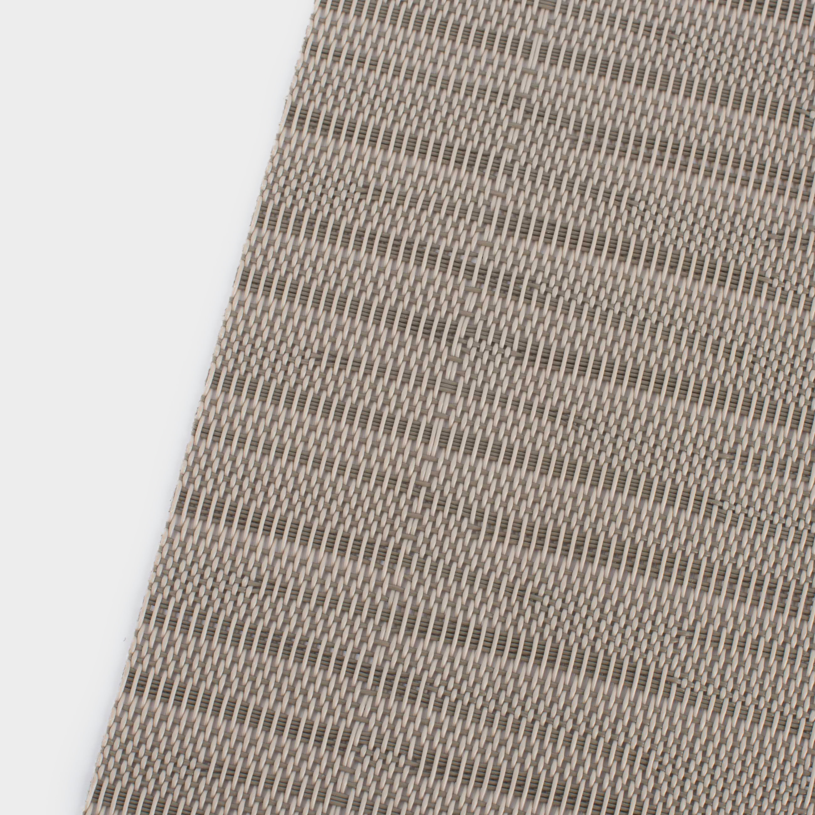 Placemat, 30x45 cm, PVC / polyester, rectangular, brown, Strokes, Solid, image-2