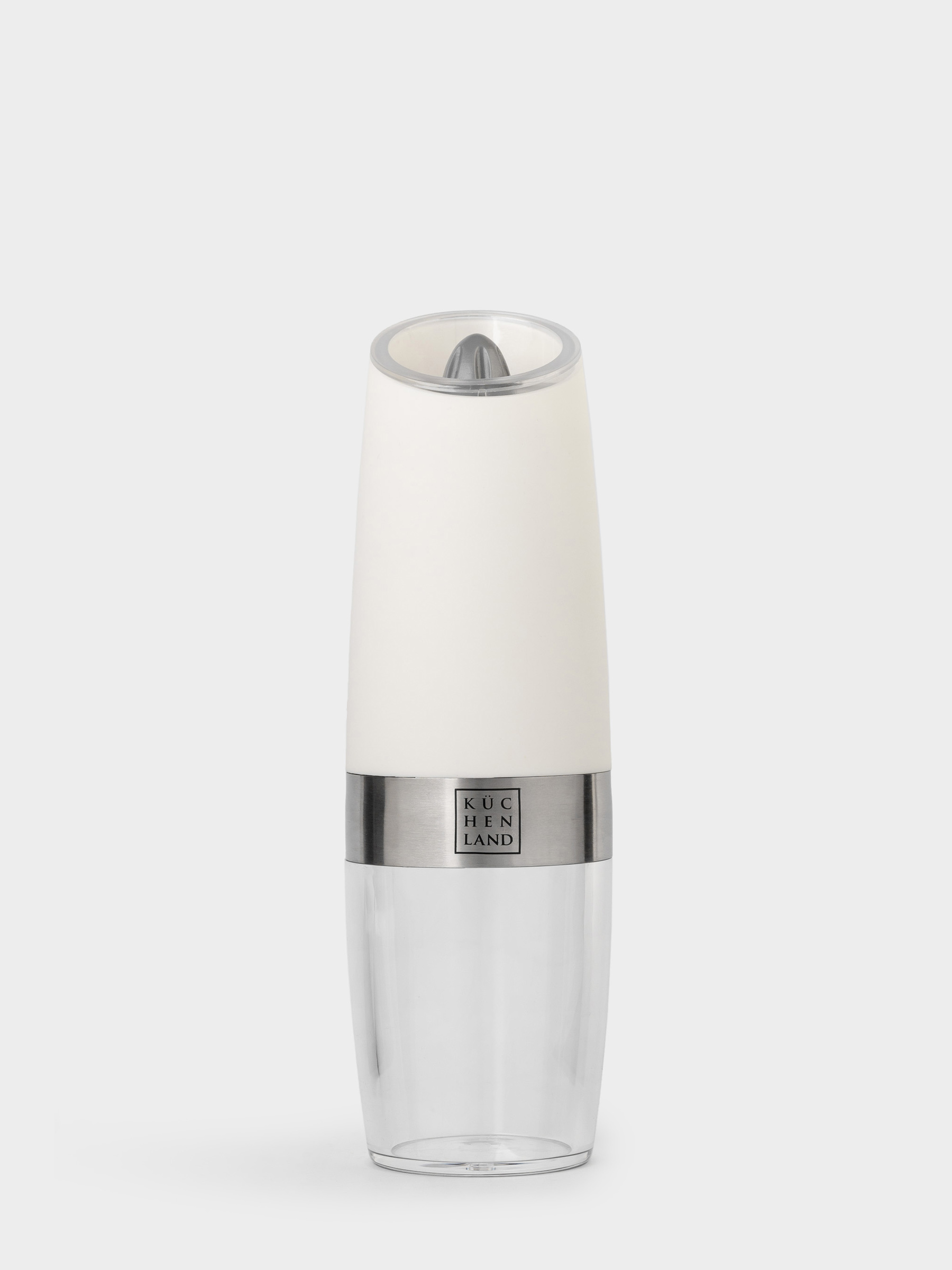 Spice mill, 20 cm, Gravity, Plastic / Acrylic, LED W, White, Spicy, image-2