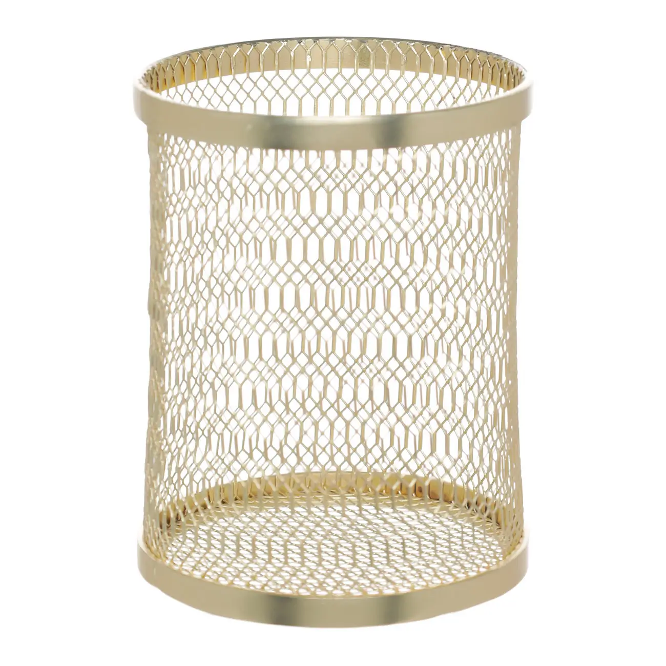 Cosmetic brush stand, 10 cm, metal, gold, Nimbus, image-0
