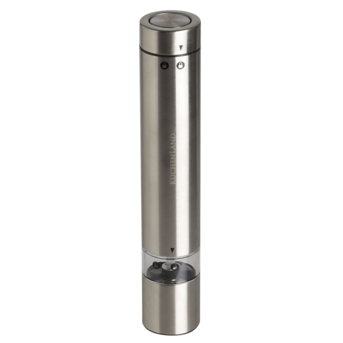 Spice mill, 19 cm, electric, steel, Classic, image-1