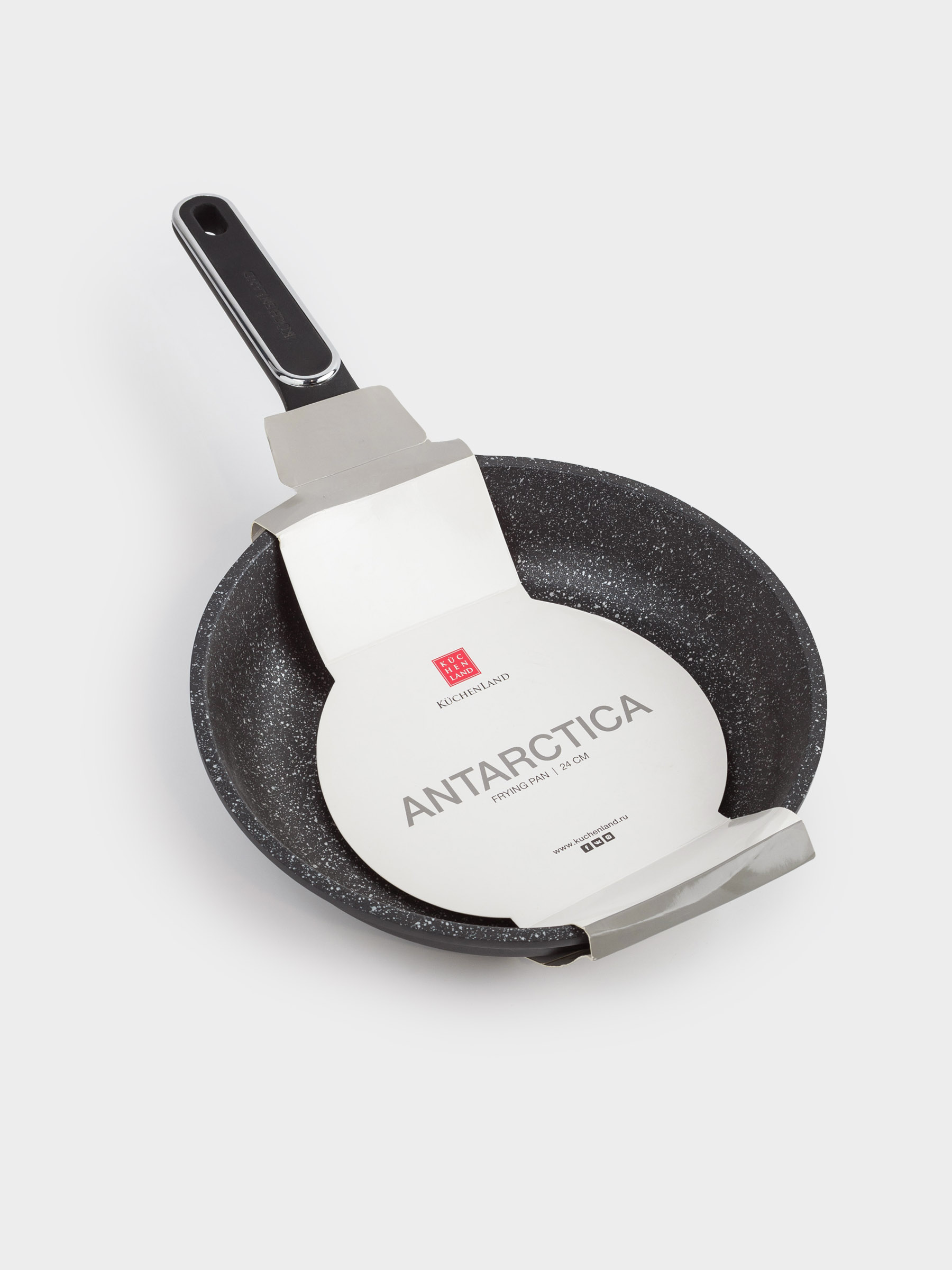 Frying pan, 24 cm, coated, aluminum, Saute, image-7