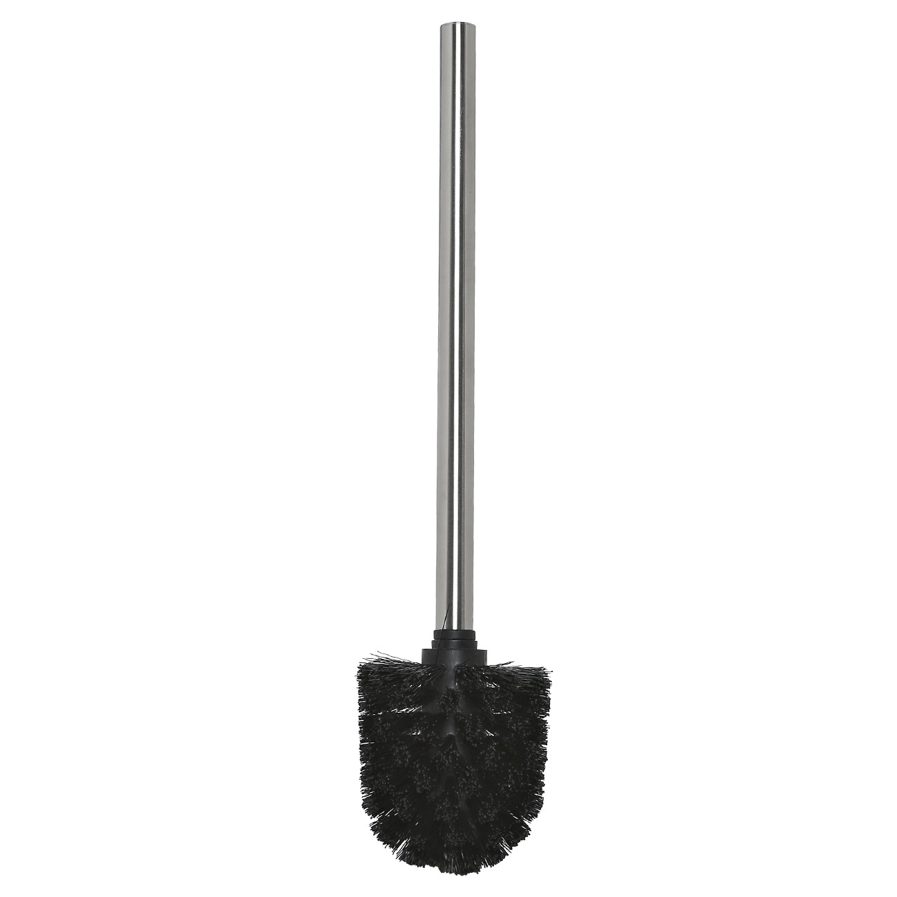 Toilet brush, 39 cm, with automatic stand, rubber / steel, Antei