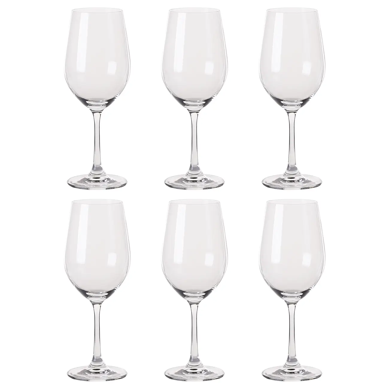 White wine glass, 470 ml, 6 pcs, glass, Palermo, image-0