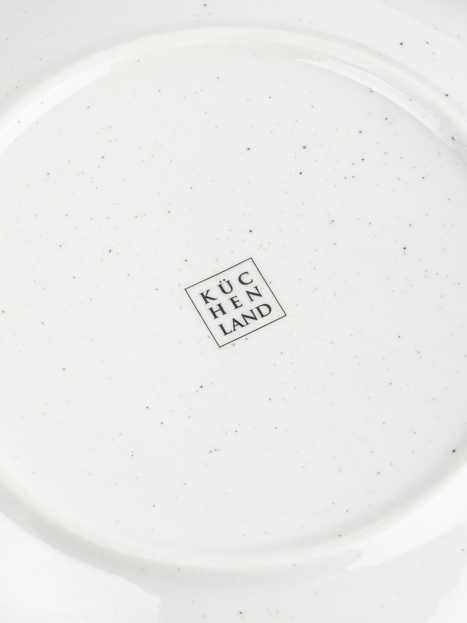 Dining set, 6 pers., 18 pr., ceramic, white-grey, speckled, Roxas, image-5