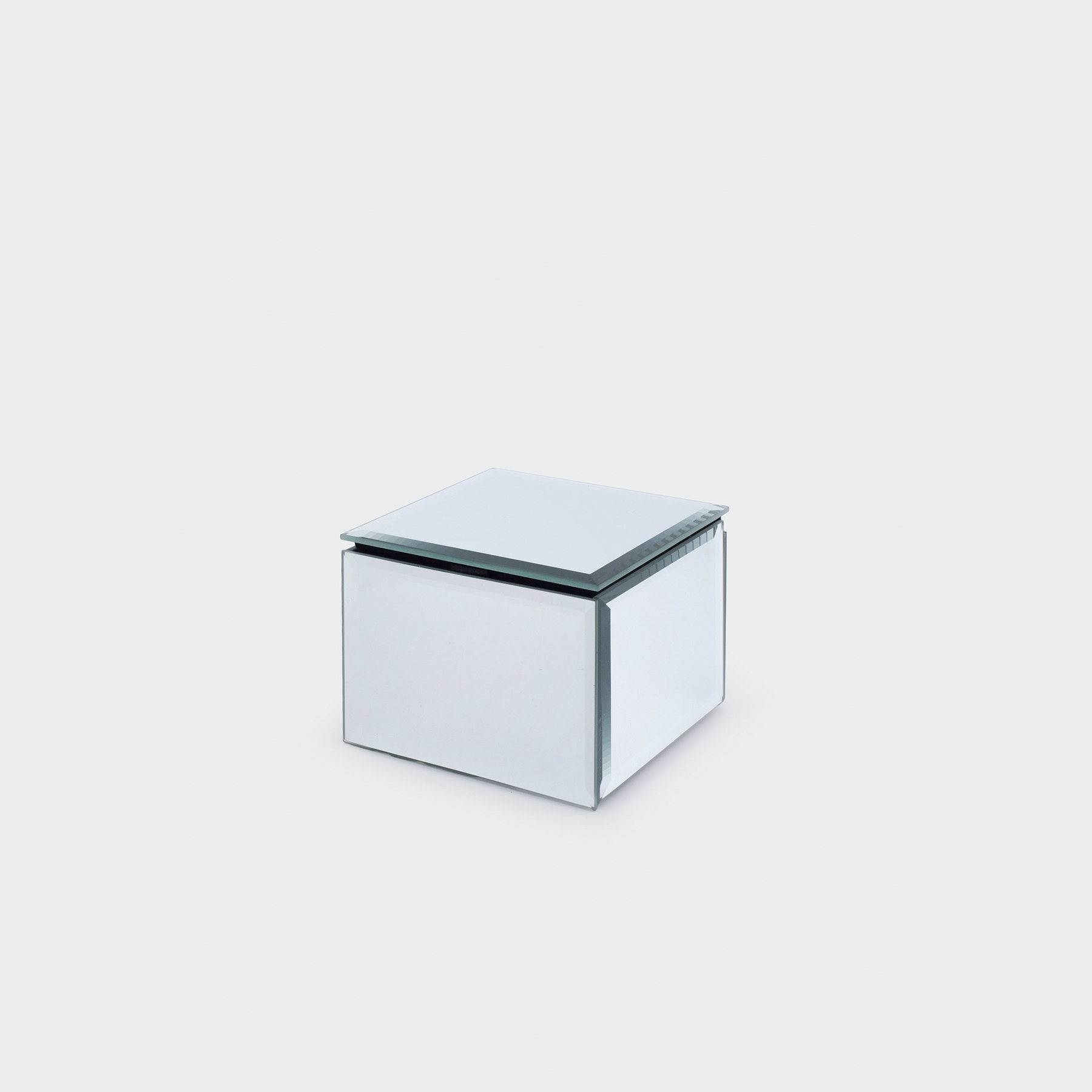 Jewelry box, 9x7 cm, glass, Mirror, Glossy