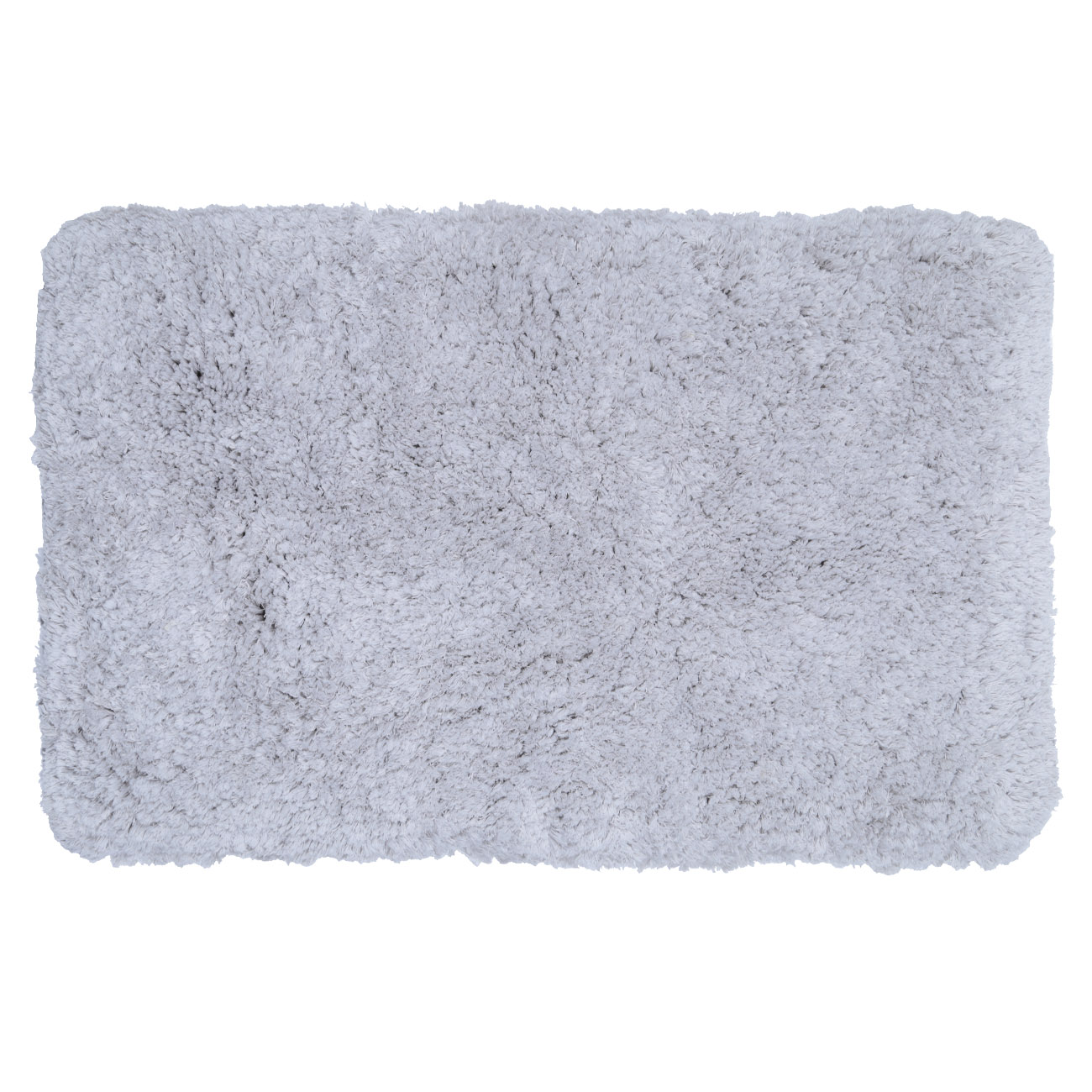 Bathroom mat, 50x80 / 50x50 cm, 2 pcs, Anti-slip, Polyester, Grey, Spark, image-1