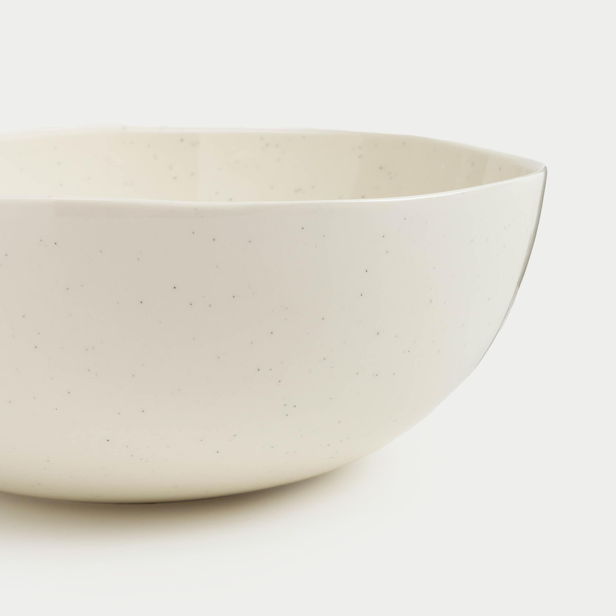 Salad bowl 20x9, ml, porcelain N, milk, Dots, Boho