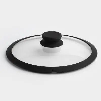 Lid, 24 cm, glass T / silicone, Solution accessory ,image-0