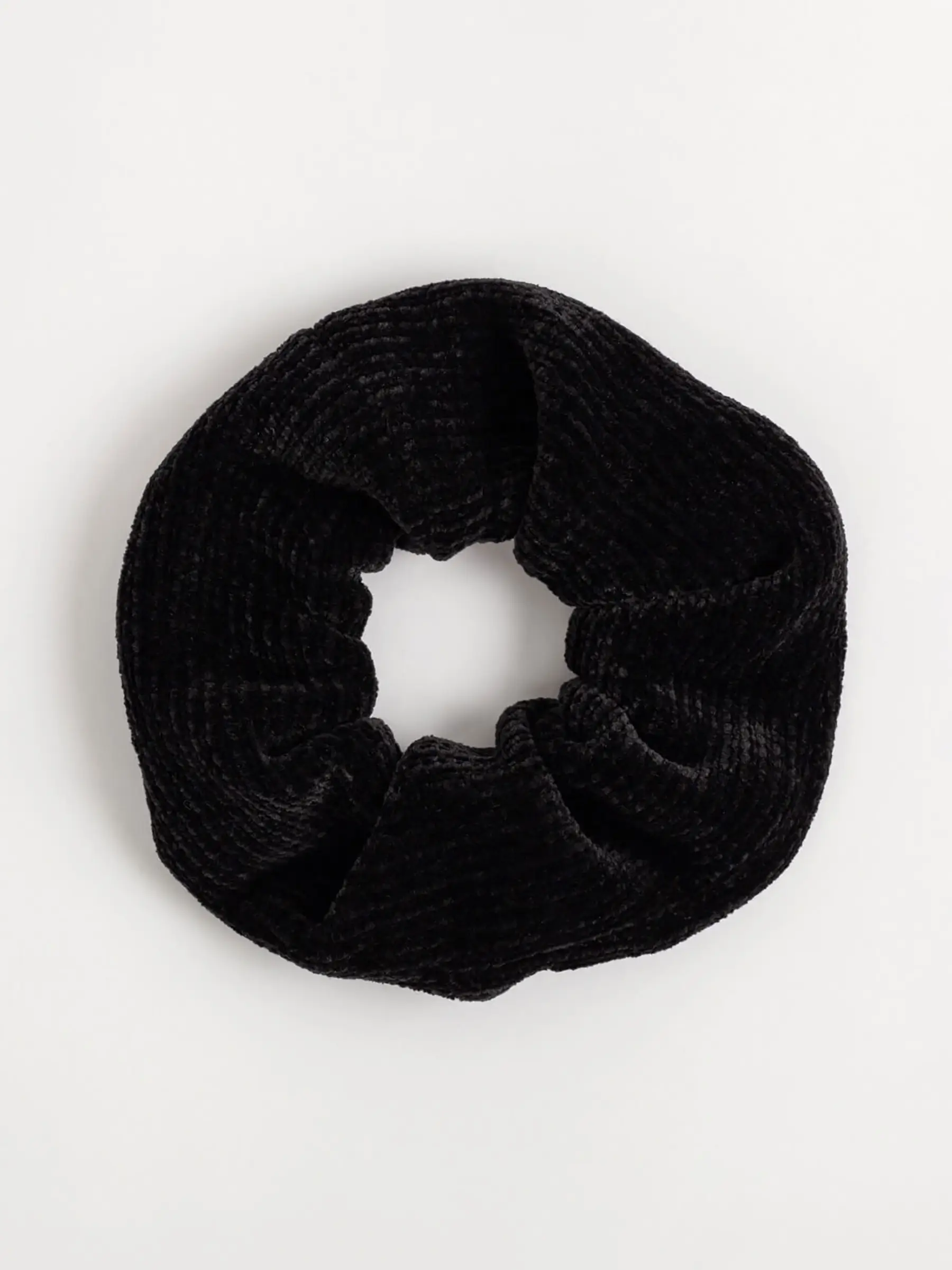 Hair bands, 4 cm, velvet, black, Hair velvet