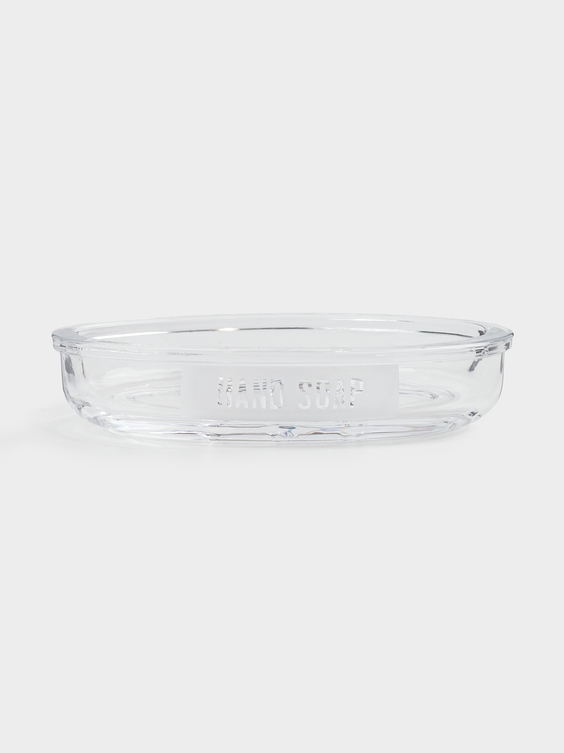 Soap dish, 15x10 cm, glass, oval, Lunt, image-0
