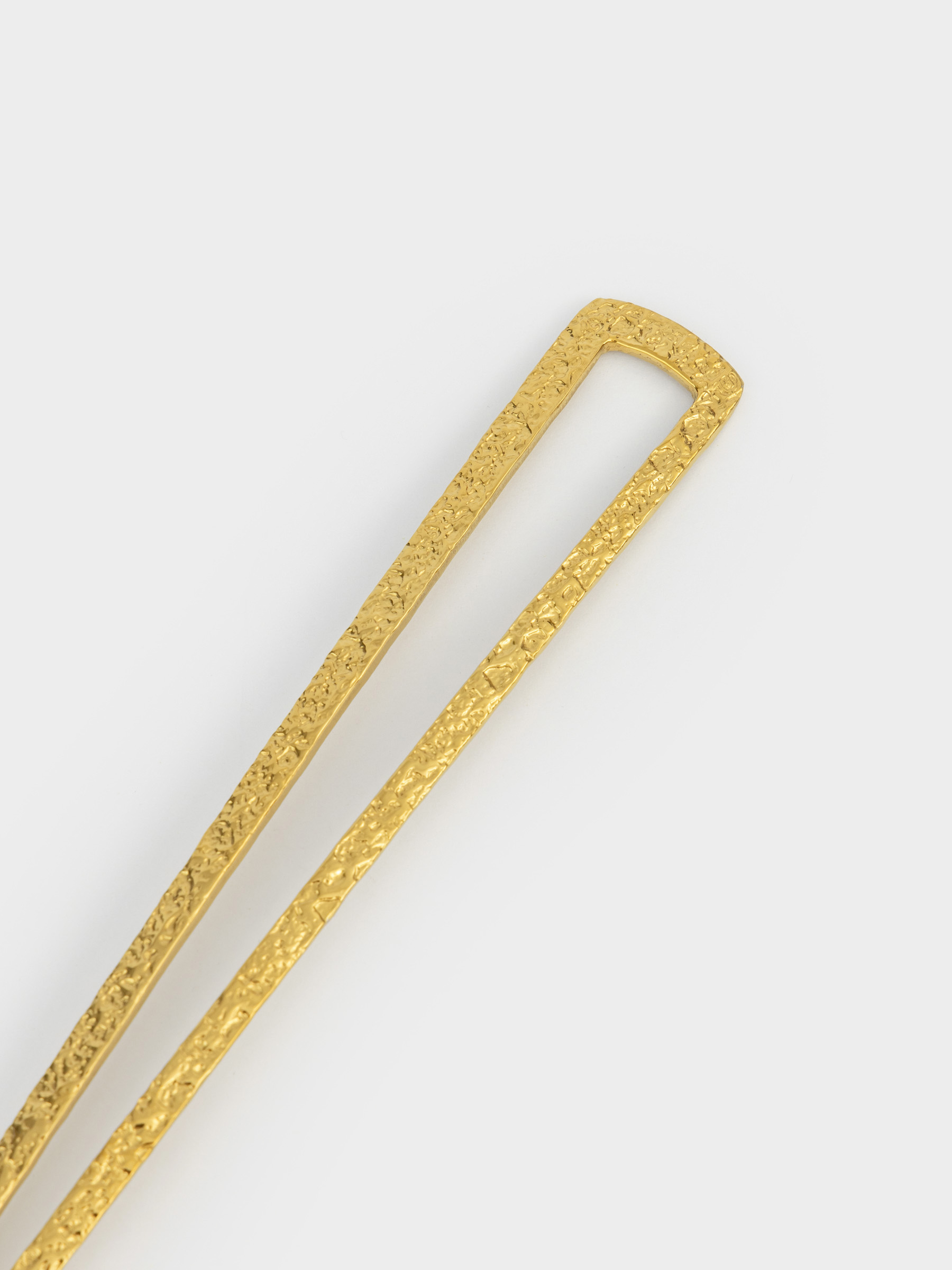 Spatula, 25 cm, with slits, steel, golden, Viron gold, image-3