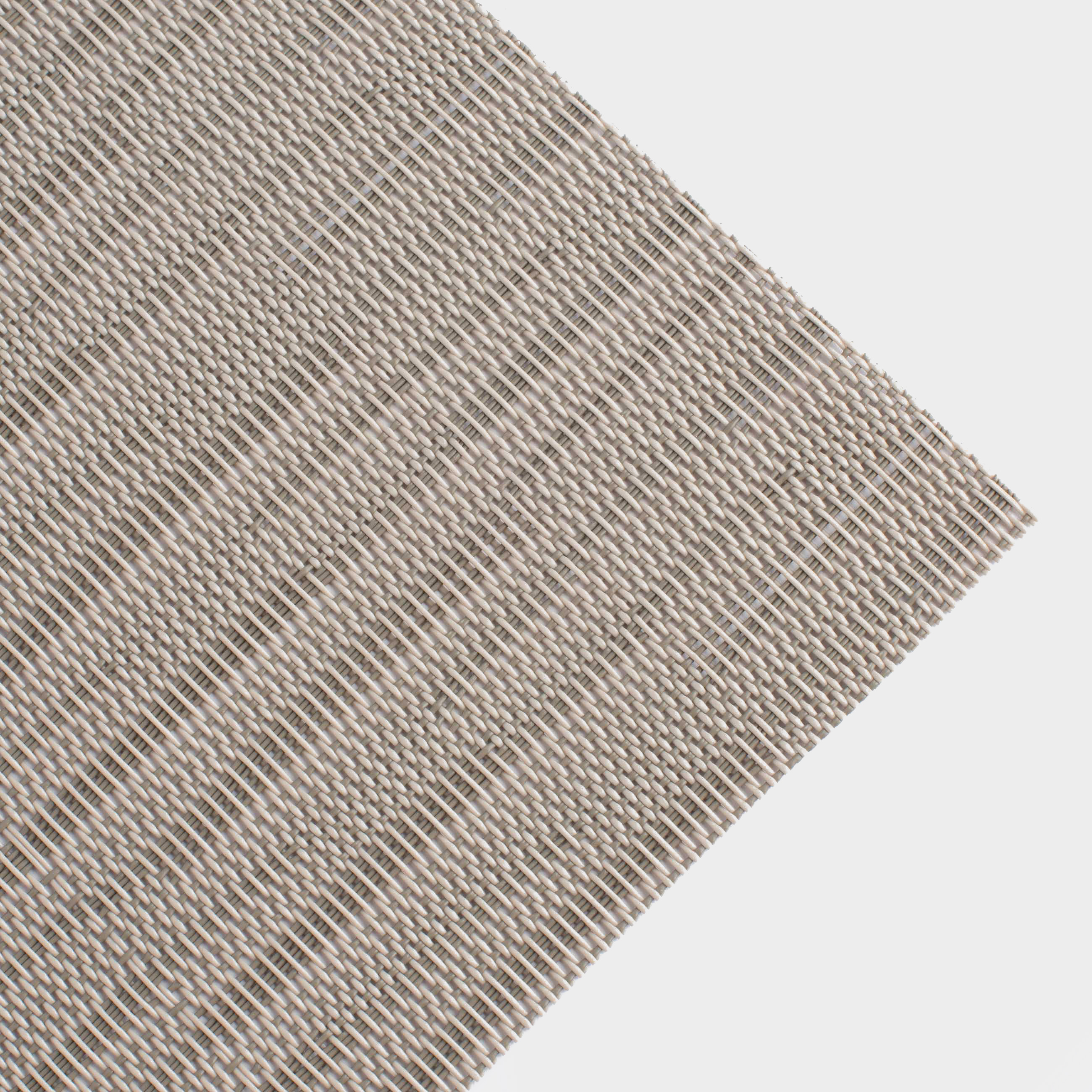Placemat, 30x45 cm, PVC / polyester, rectangular, brown, Strokes, Solid, image-1