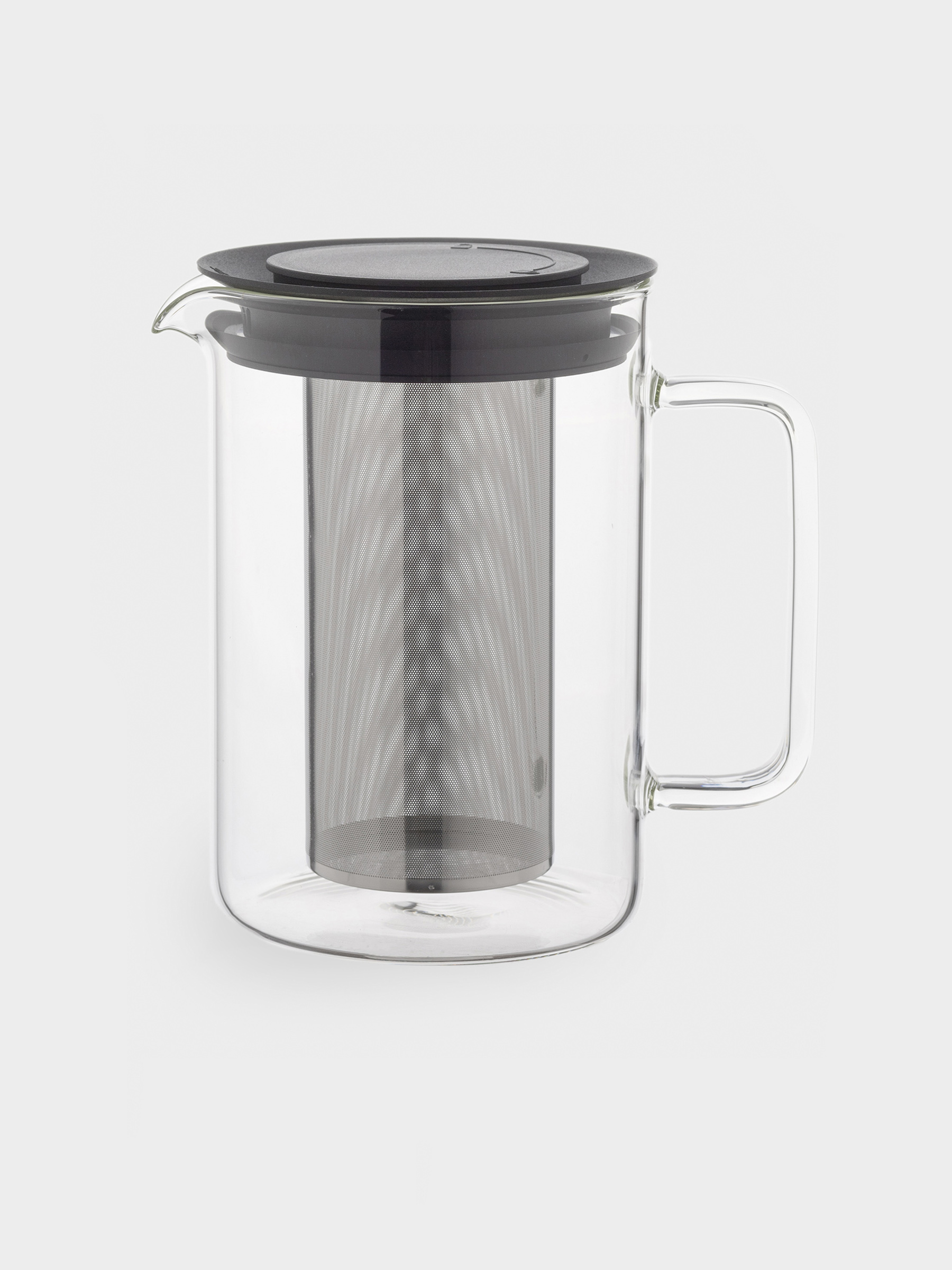 Teapot, 1.6 l, glass B / steel / plastic, Comfort, image-0