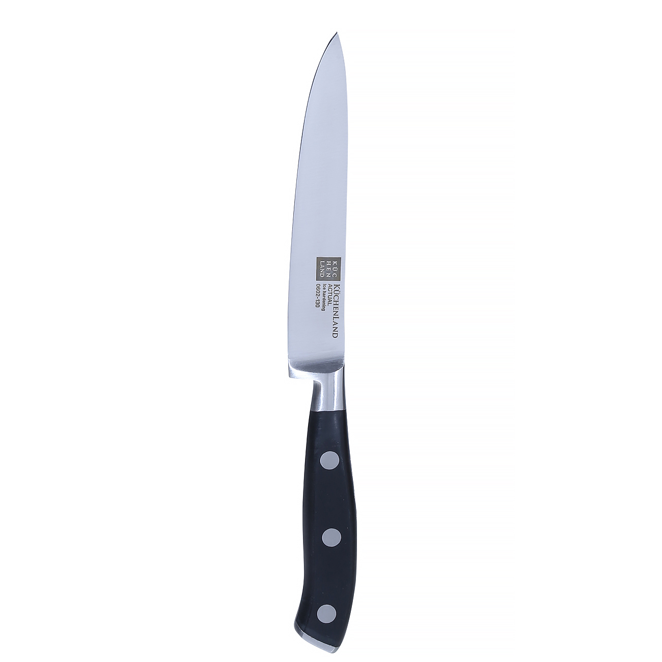 Knife set, 2 pr, steel / plastic, Actual