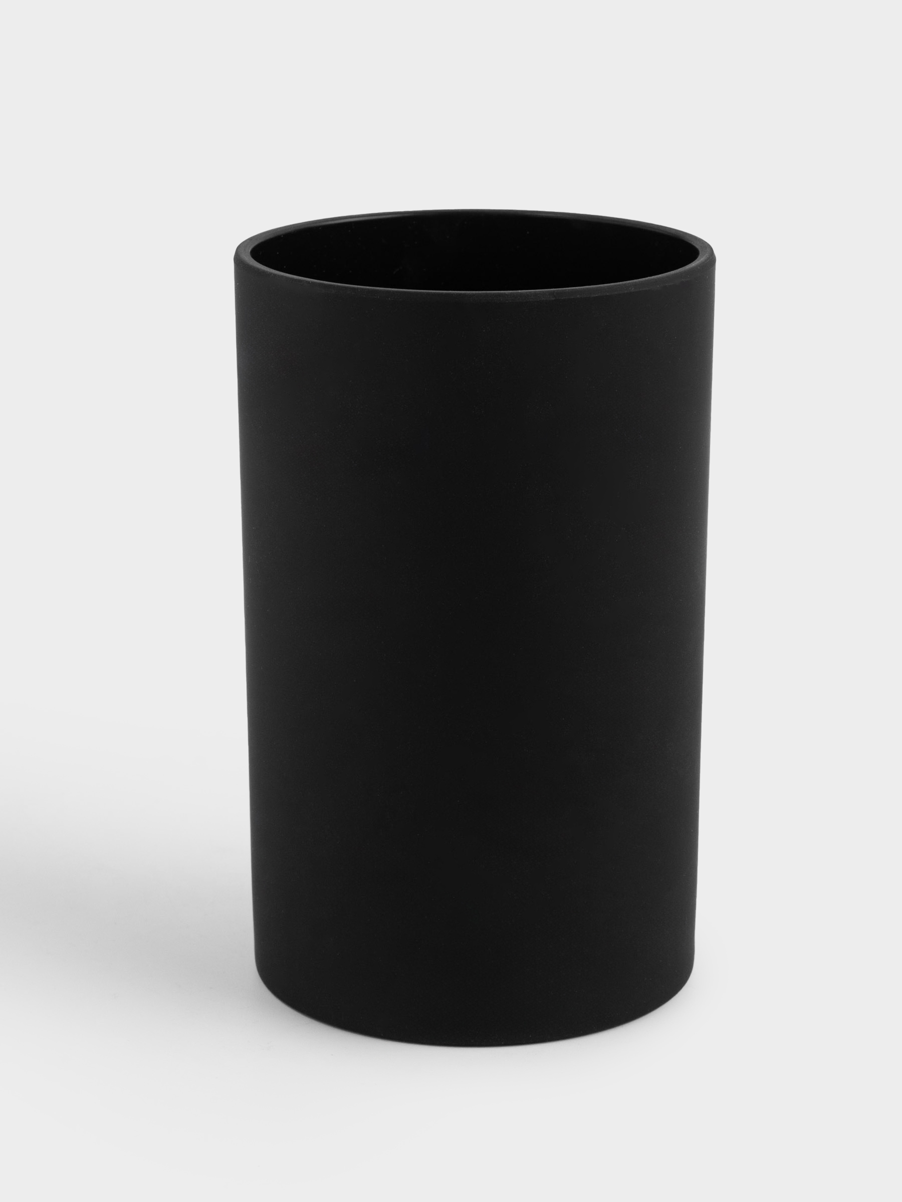 Bathroom tumbler, 11 cm, plastic, black, Loft style, image-6