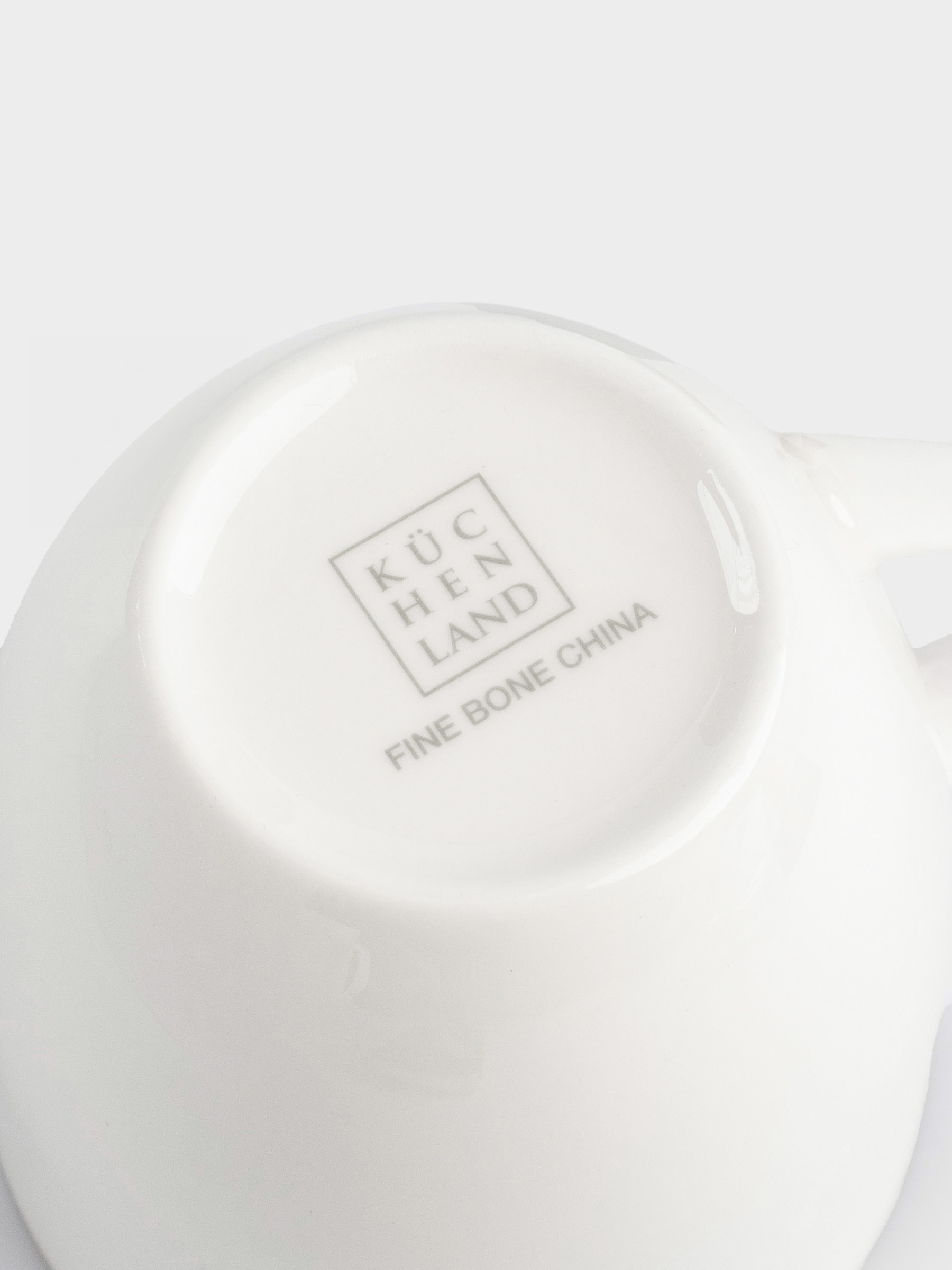 Mug, 450 ml, 6 pcs, porcelain F, white, Ideal silver, image-3