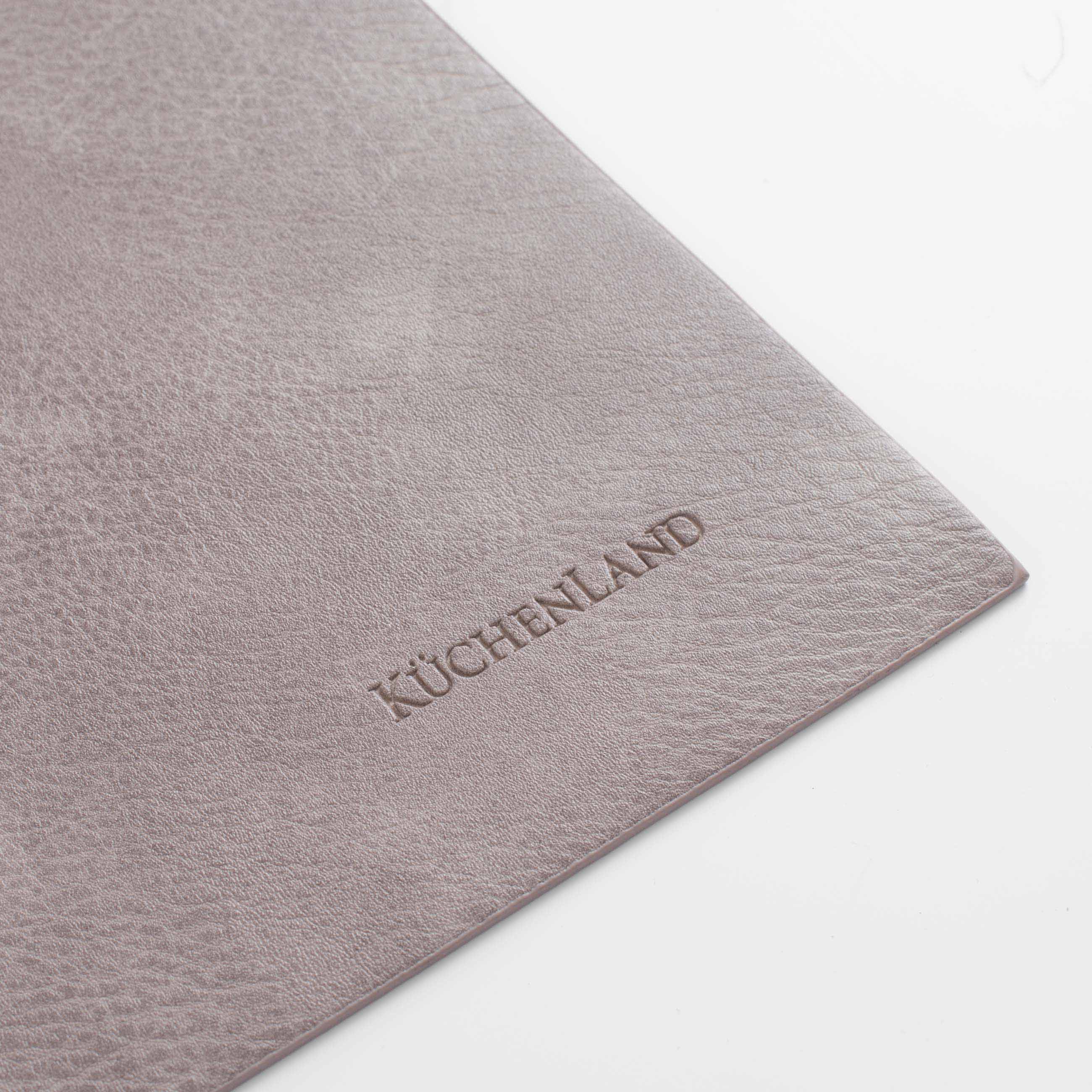 Napkin for appliances, 30x45 cm, PVC, rectangular, gray-brown, Rock